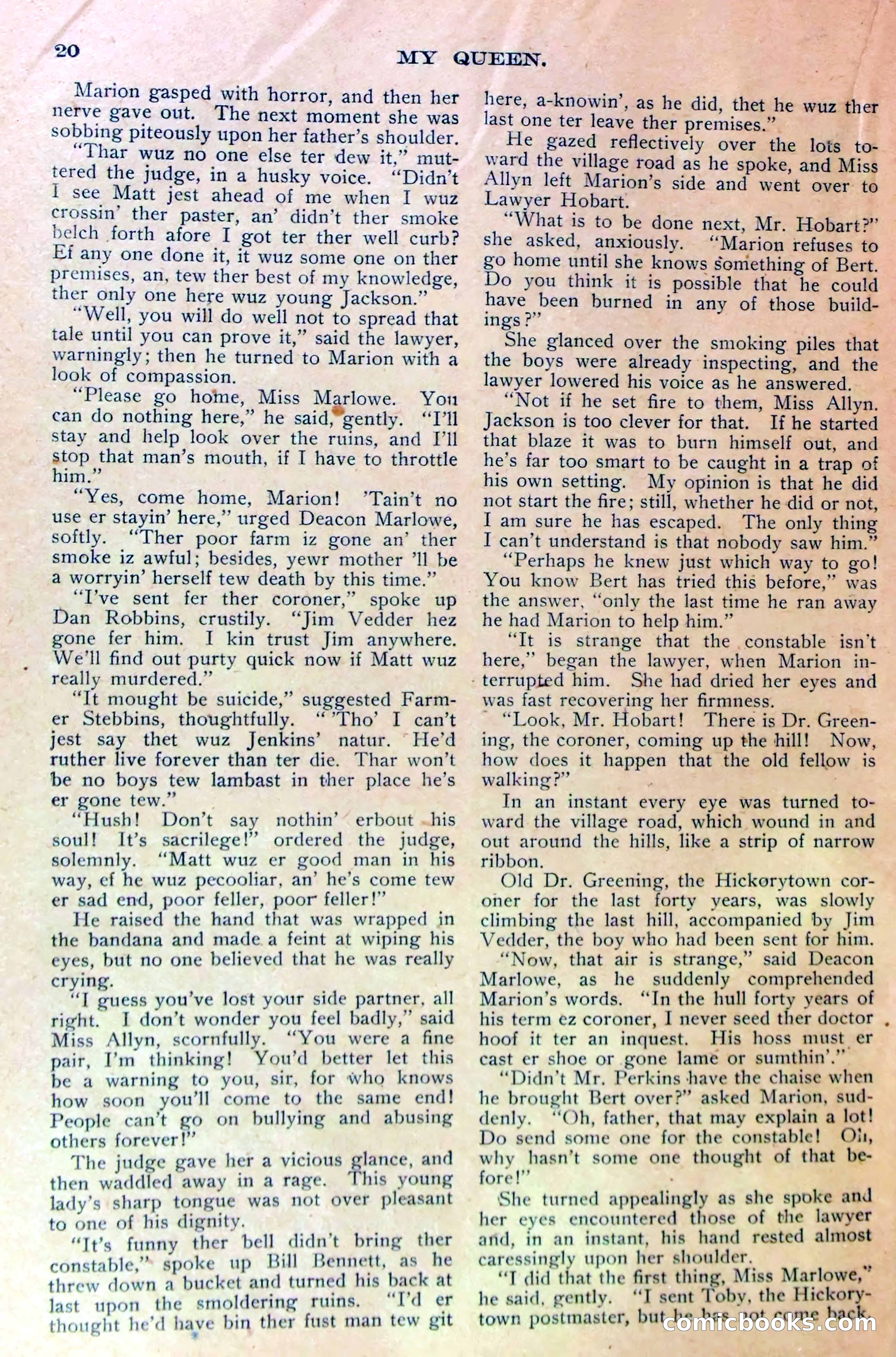 A Wonderful Secret, or Marion Marlowe's Discovery — page 23 of 36