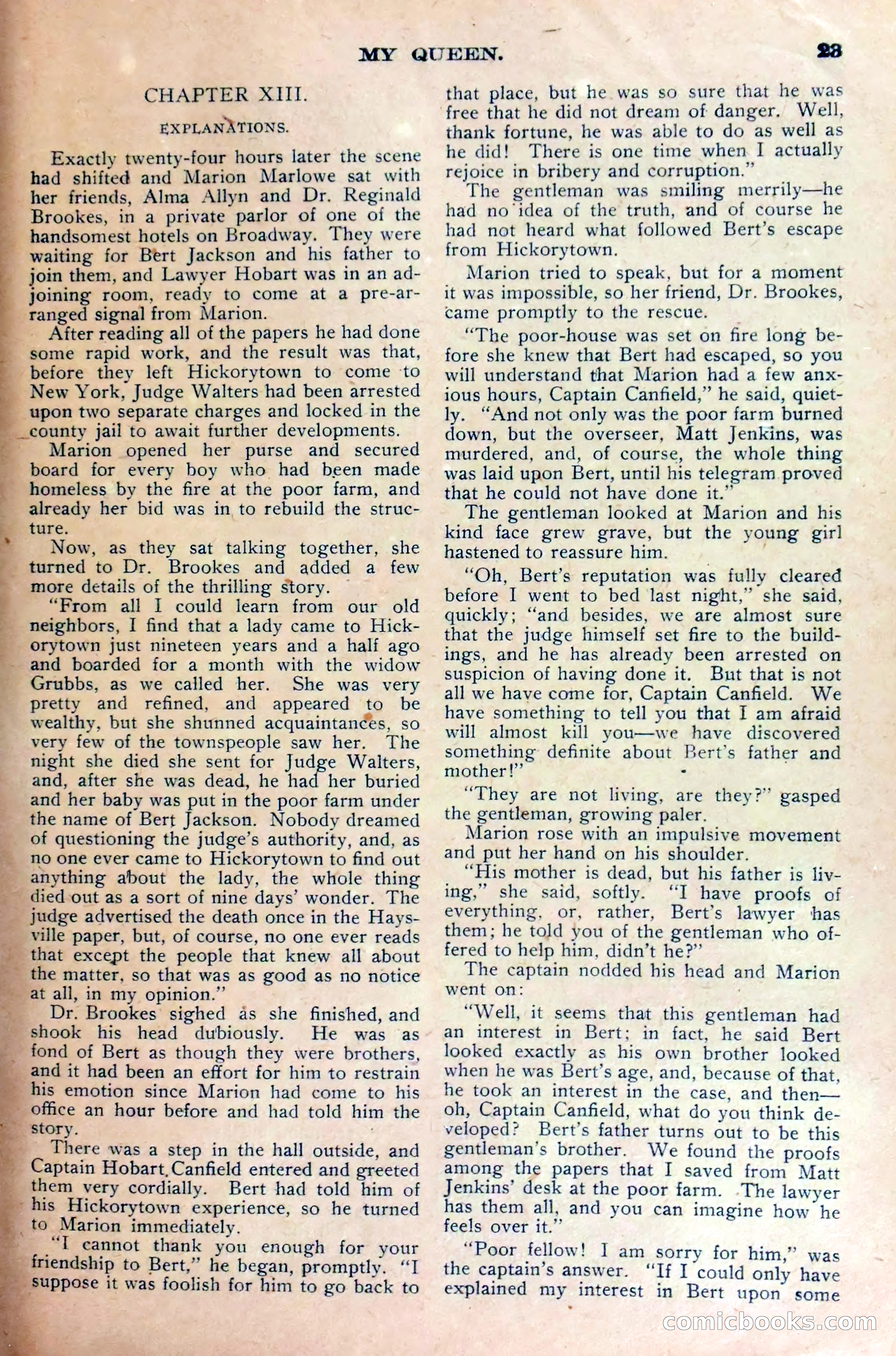 A Wonderful Secret, or Marion Marlowe's Discovery — page 26 of 36