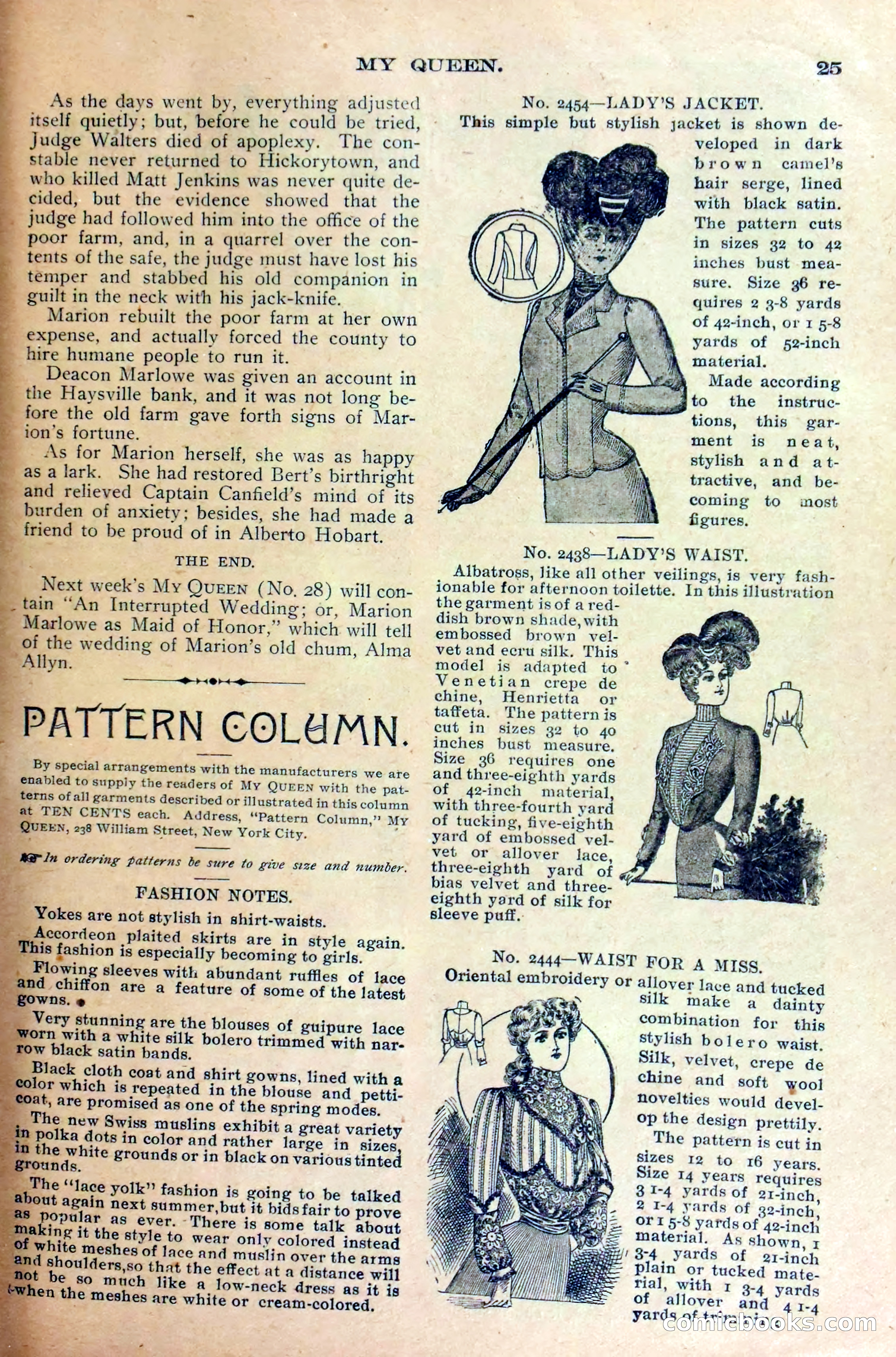 A Wonderful Secret, or Marion Marlowe's Discovery — page 28 of 36
