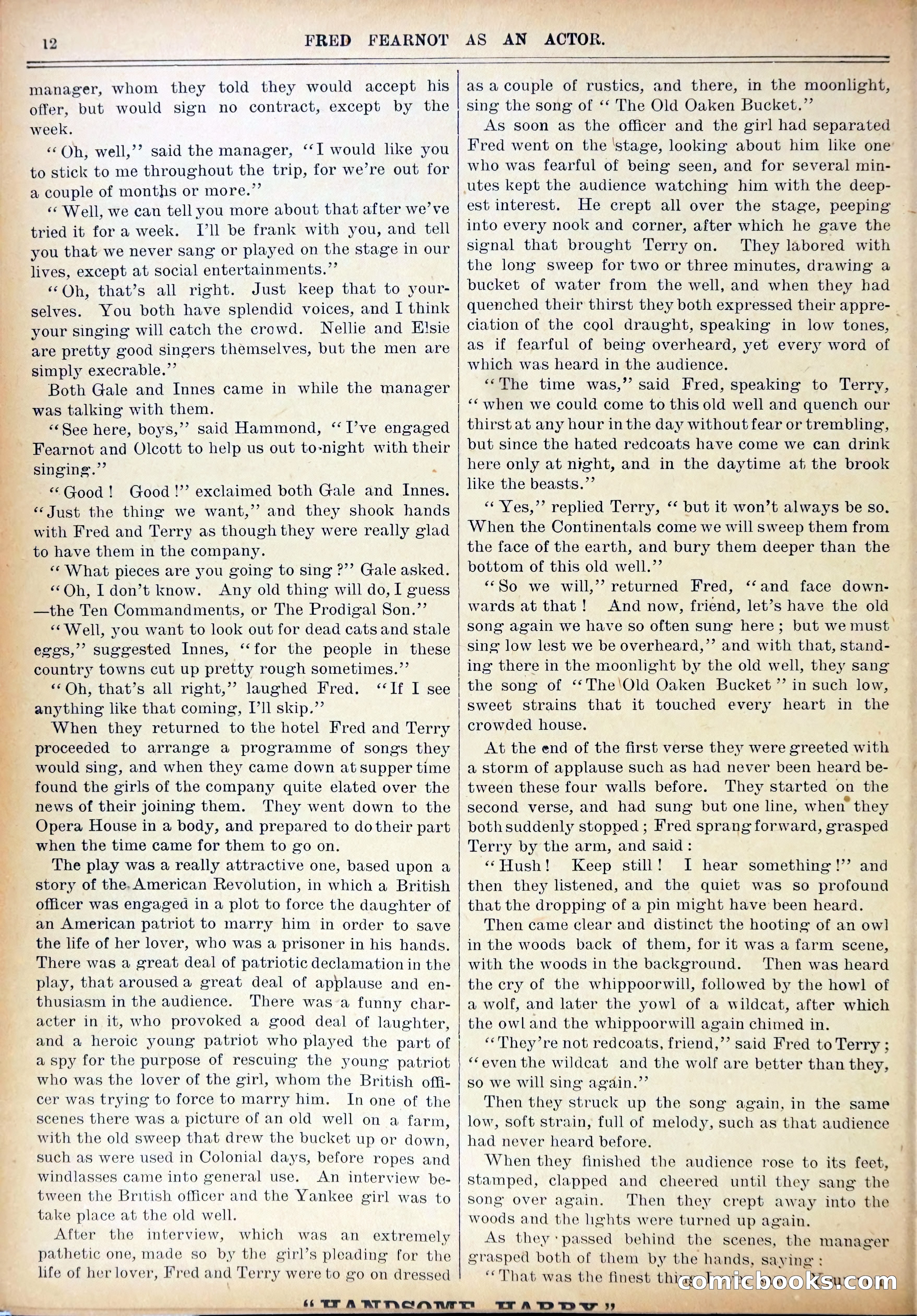 Work and Win #07: Fred Fearnot as Actor — page 14 of 36