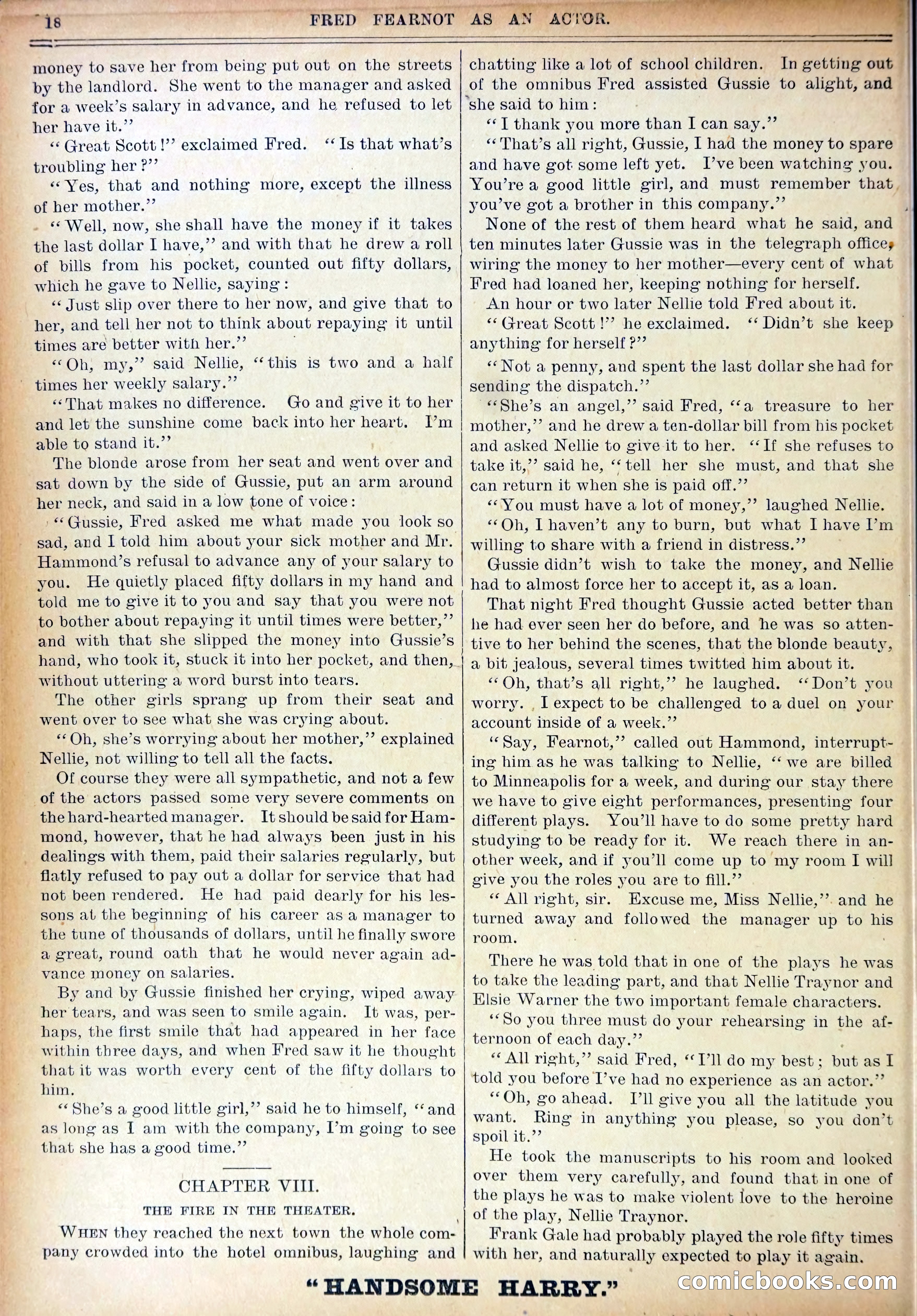 Work and Win #07: Fred Fearnot as Actor — page 20 of 36
