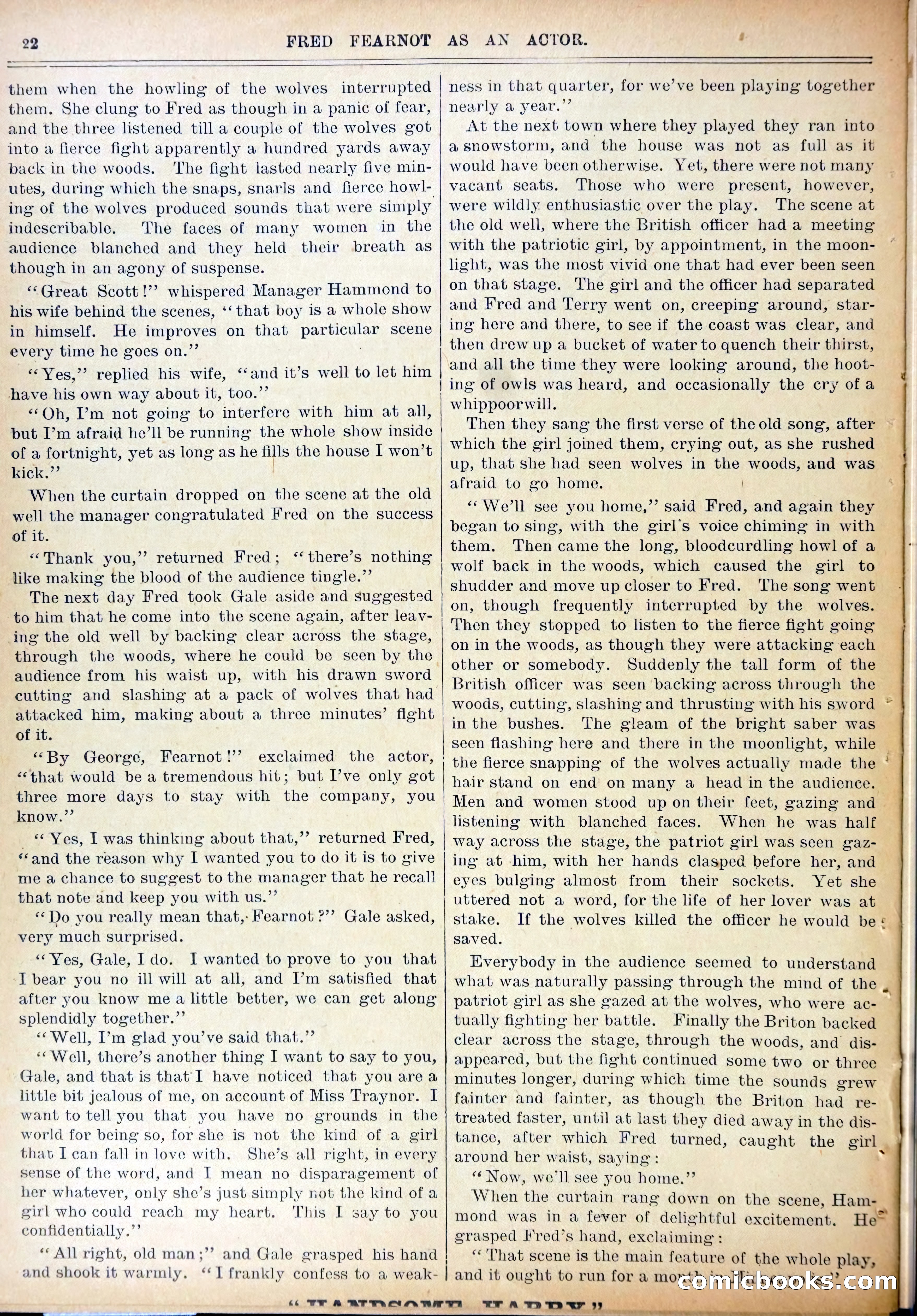 Work and Win #07: Fred Fearnot as Actor — page 24 of 36
