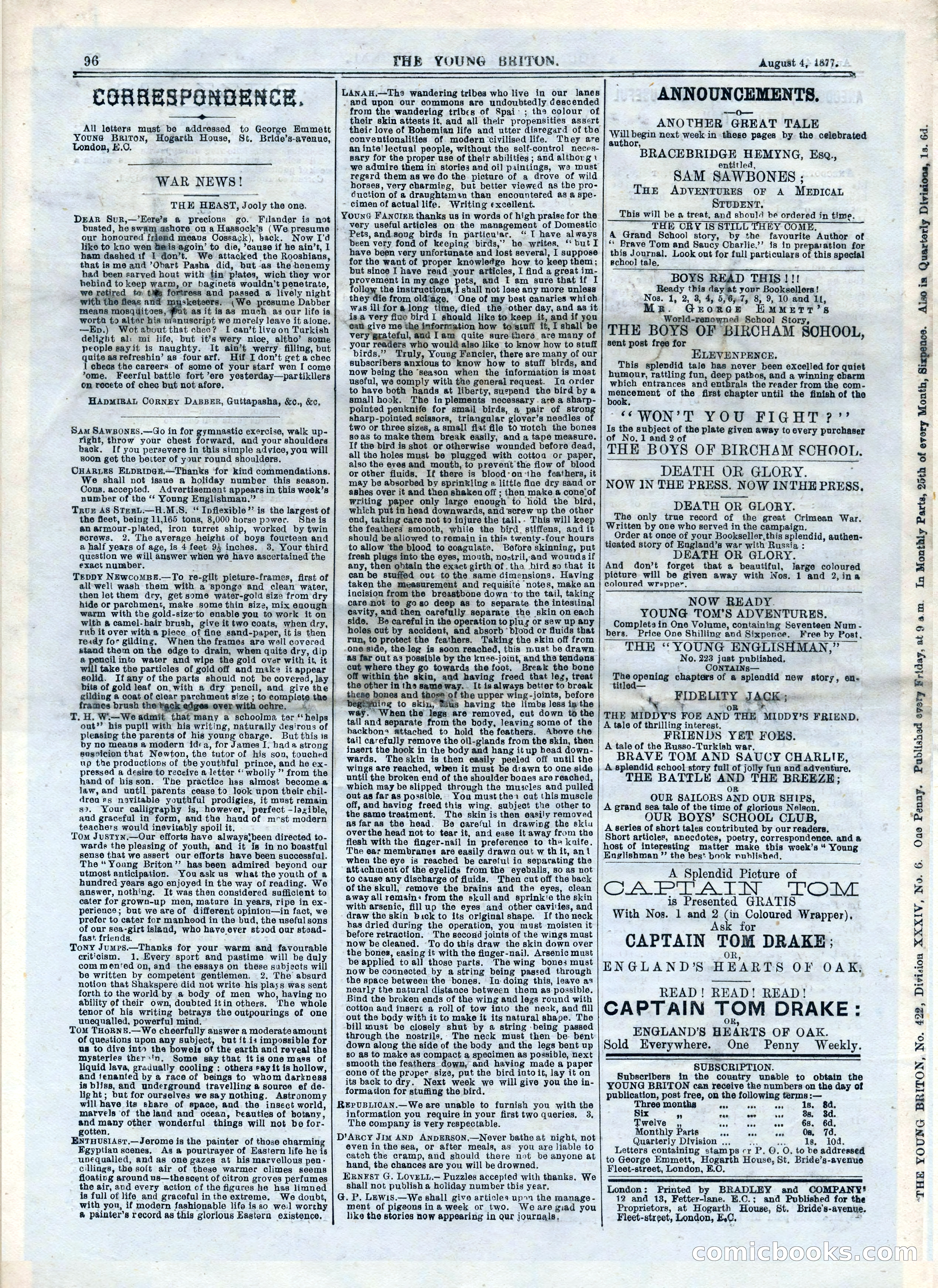 Young Briton, No. 422 — page 16 of 16