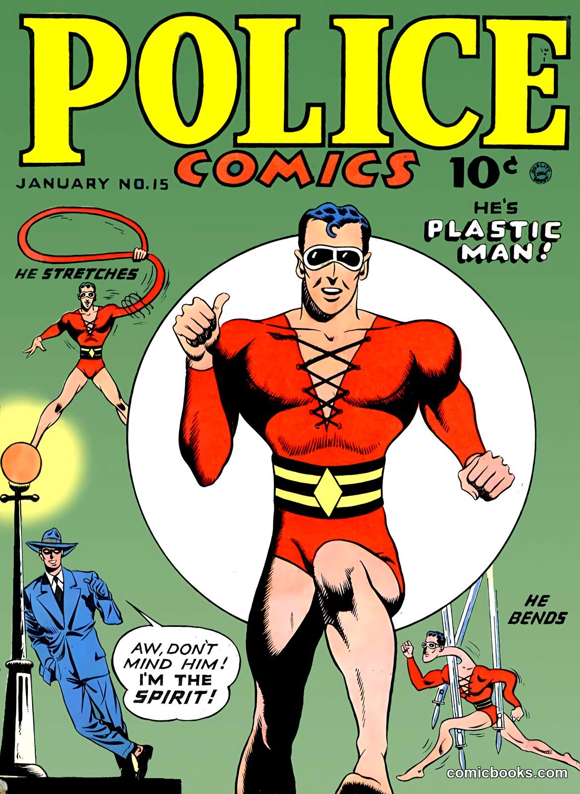 Police Comics (Plastic Man) by Quality Comics