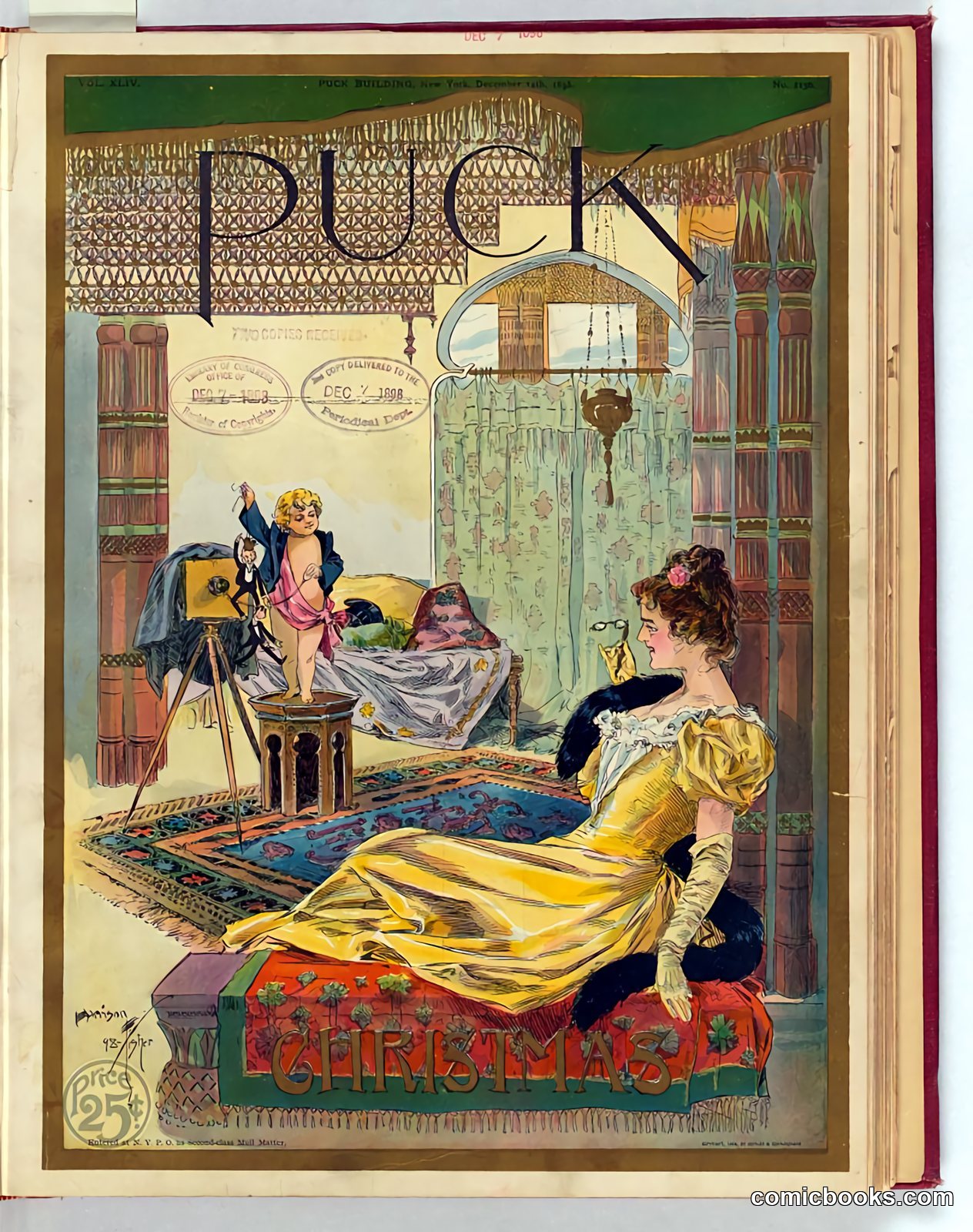 Christmas Puck by Fisher, Harrison, 1875-1934, artist