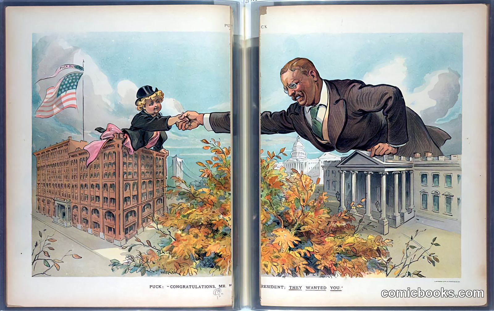 Congratulations, Mr. President; They Wanted You by Keppler, Udo J., 1872-1956, artist