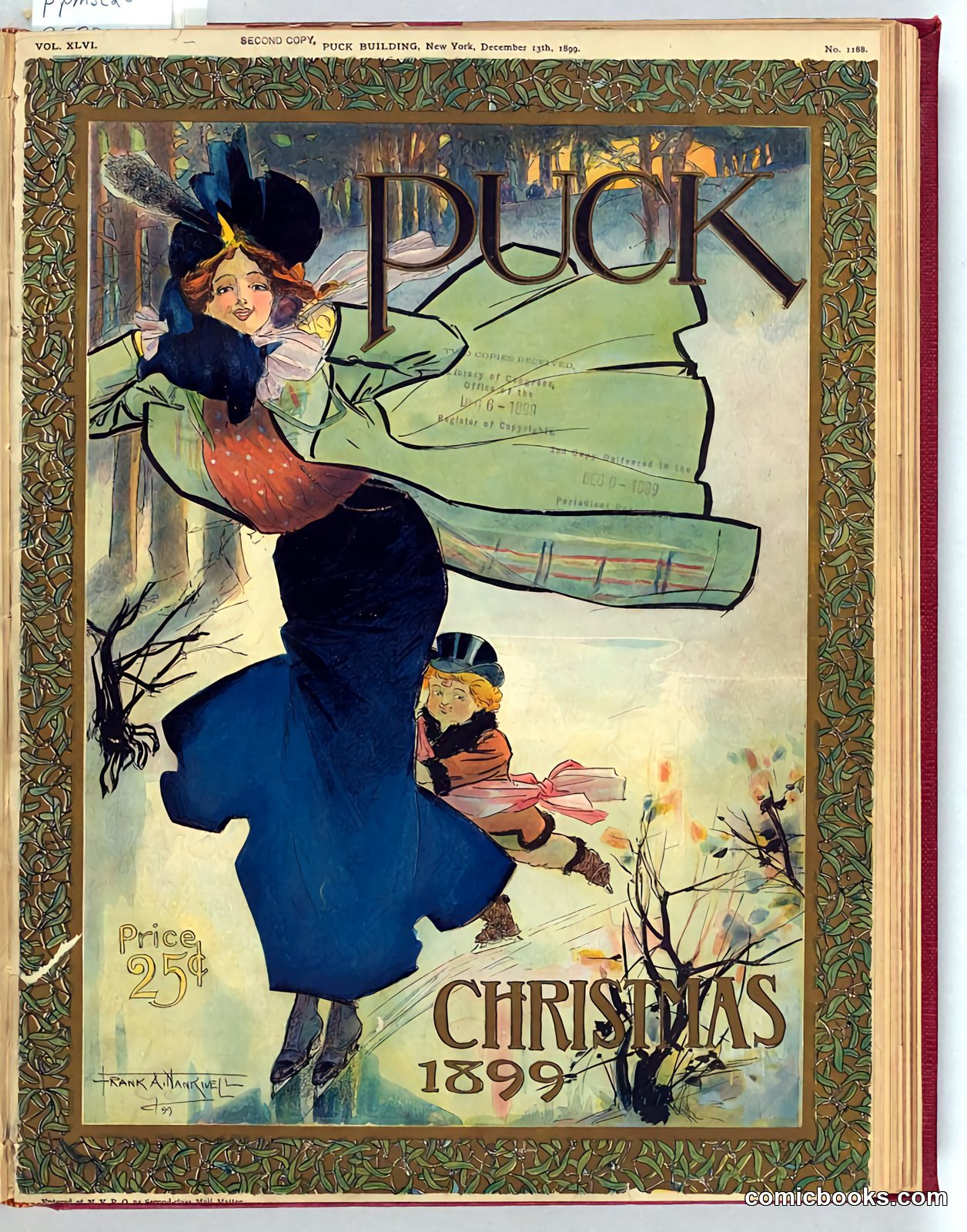 Puck Christmas by Nankivell, Frank A. (Frank Arthur), 1869-1959, artist