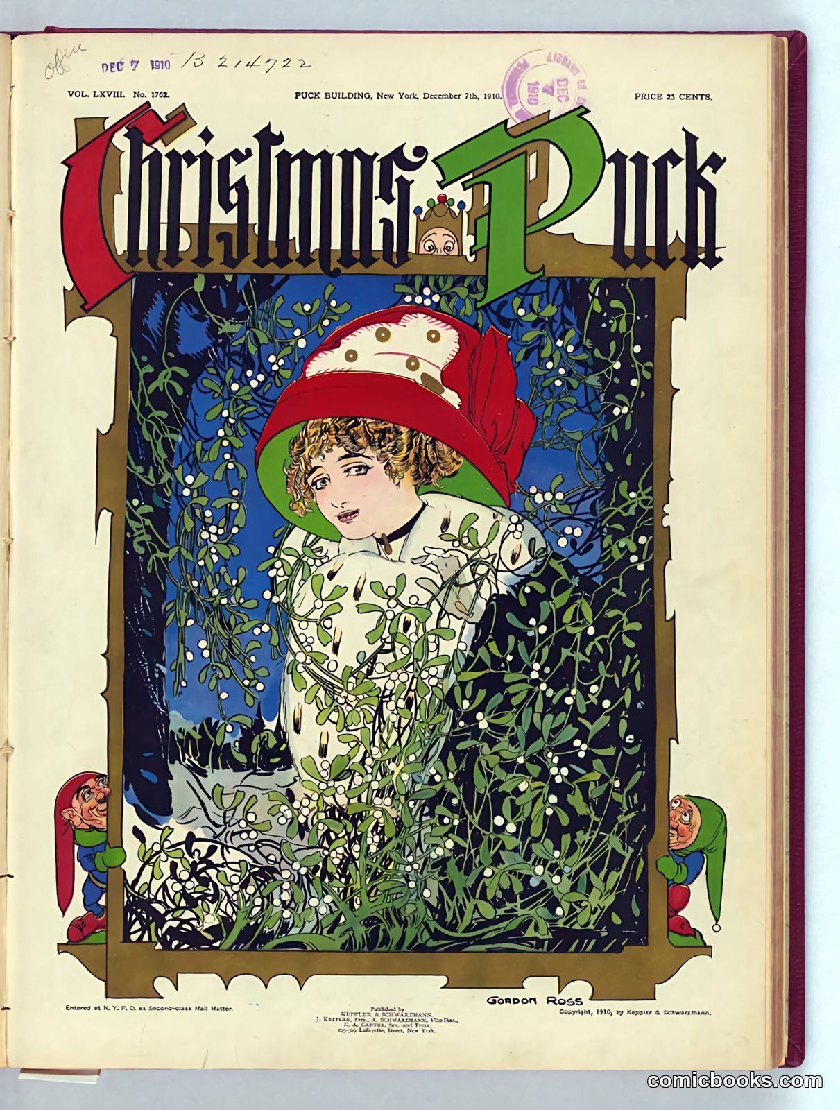 Christmas Puck by Ross, Gordon, 1873-1946, artist