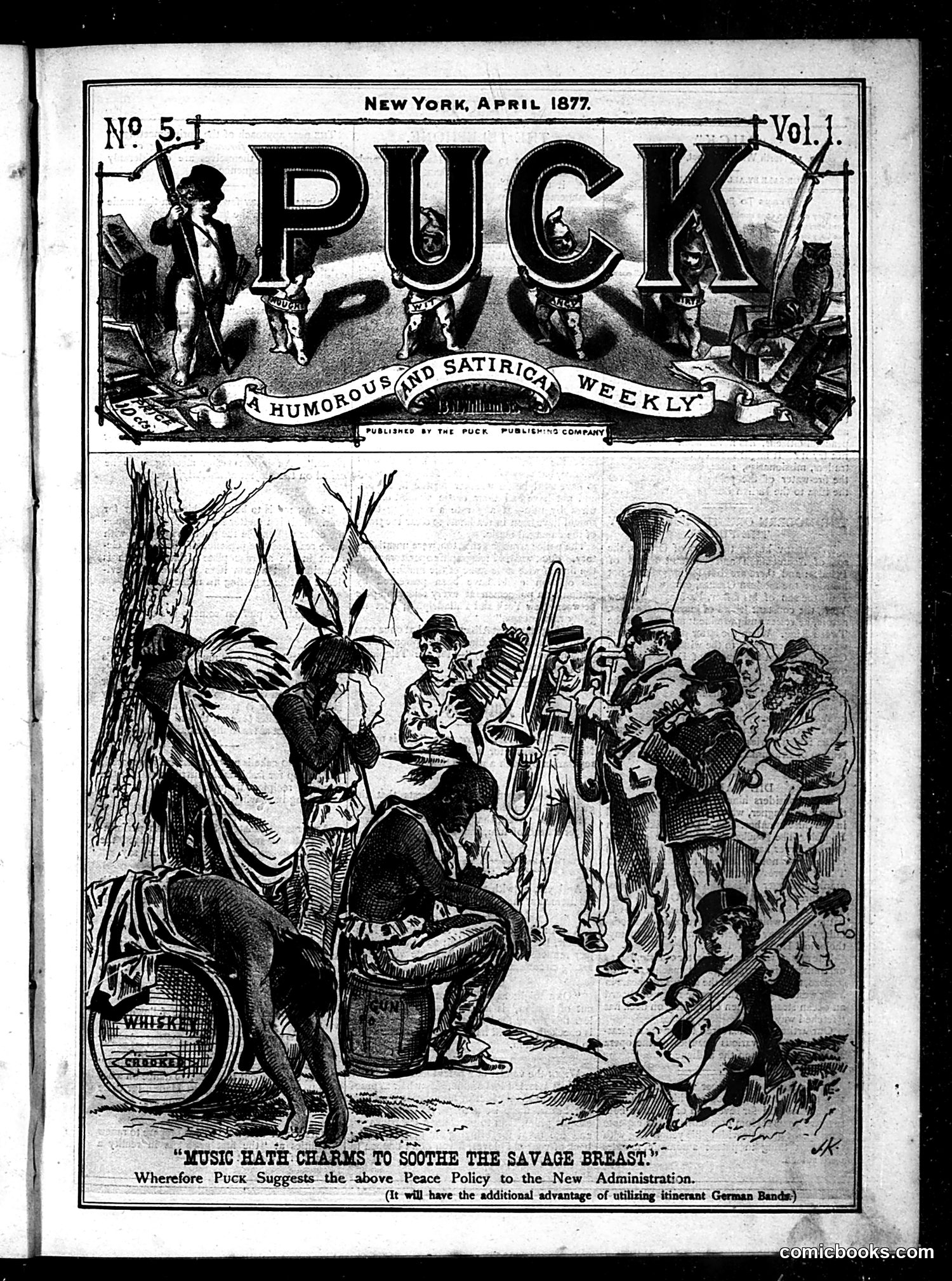 Puck — April 1877