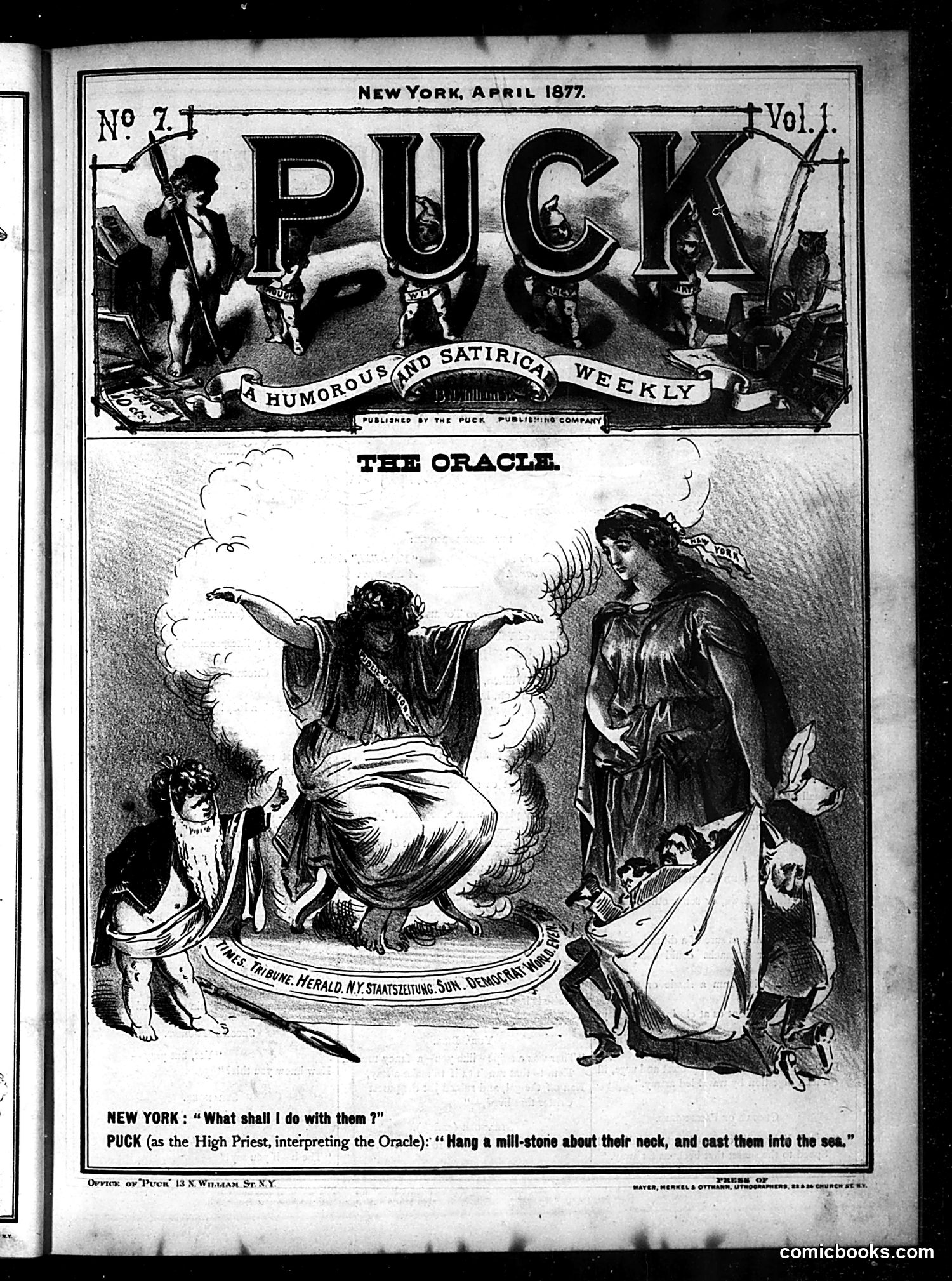 Puck — April 1877