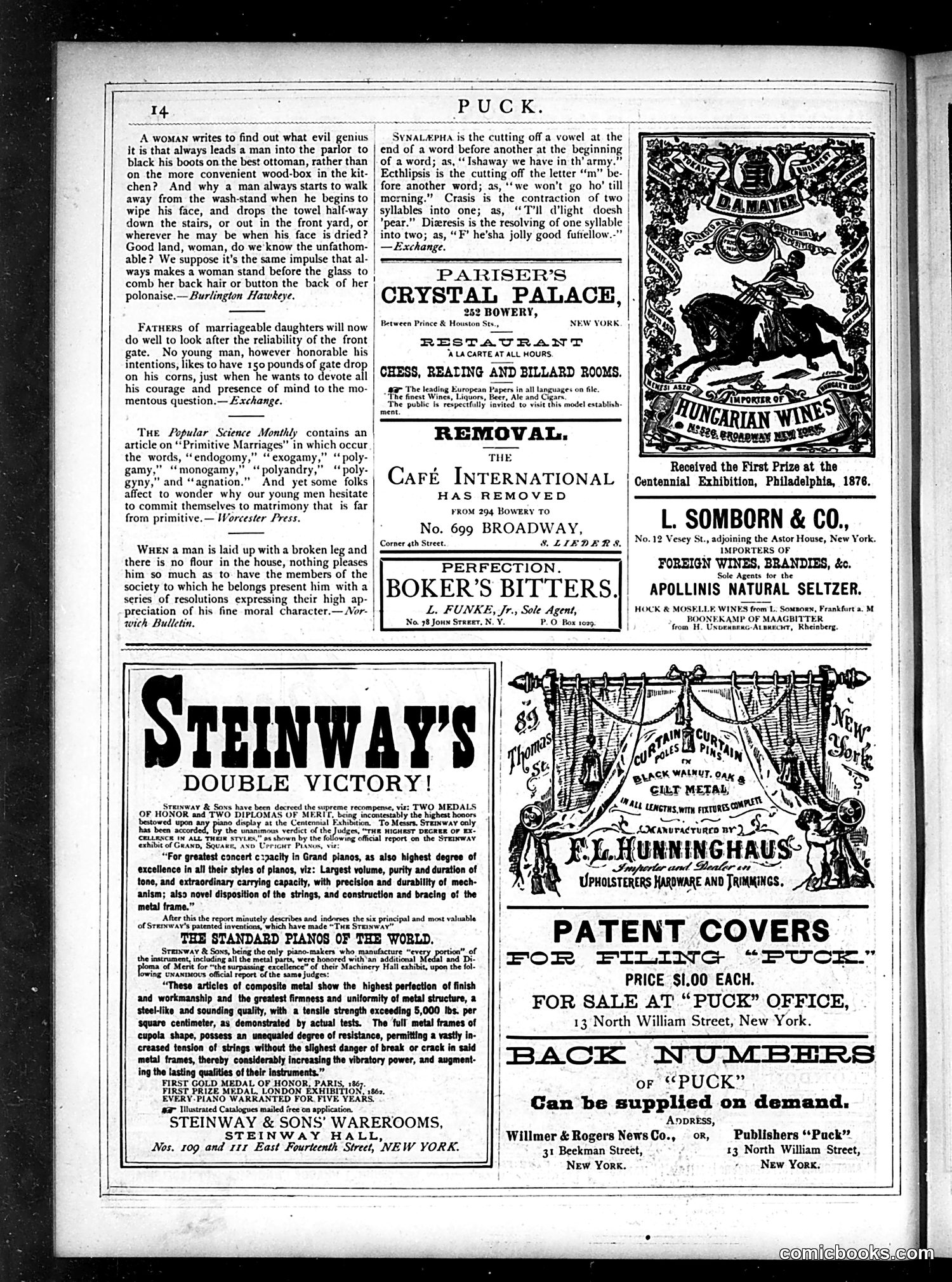 Puck — April 1877 — page 14 of 16
