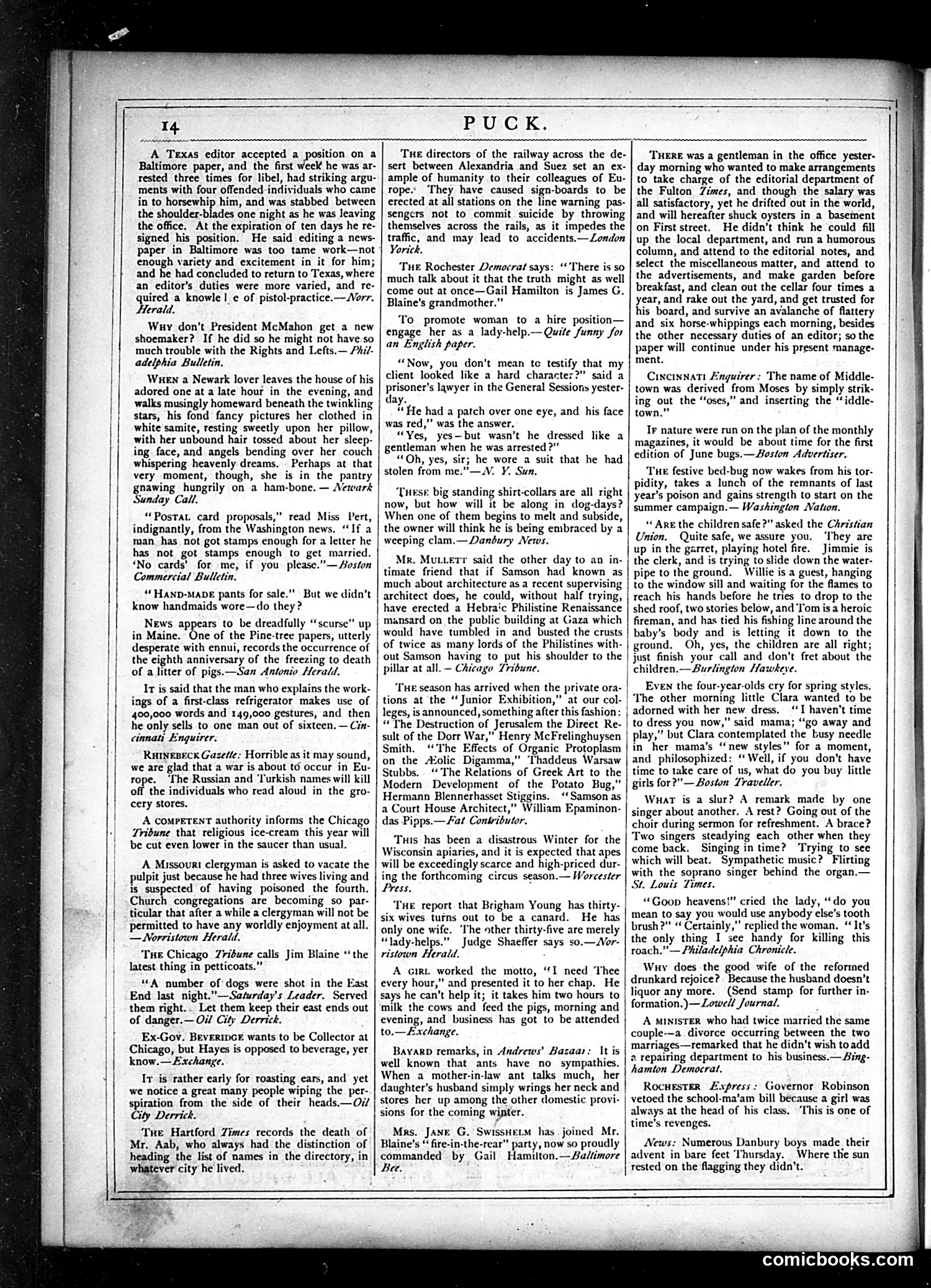 Puck — May 1877 — page 14 of 16