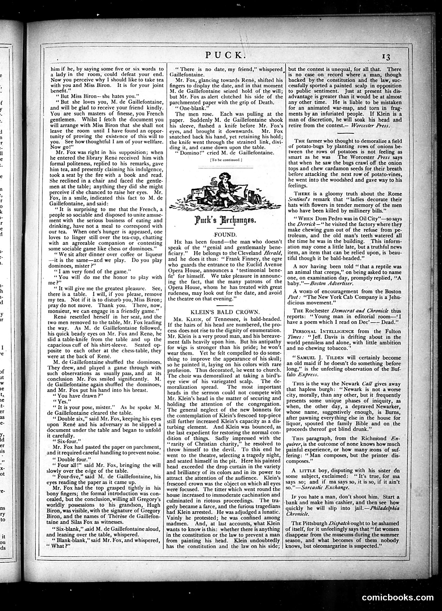 Puck — June 1877 — page 13 of 16
