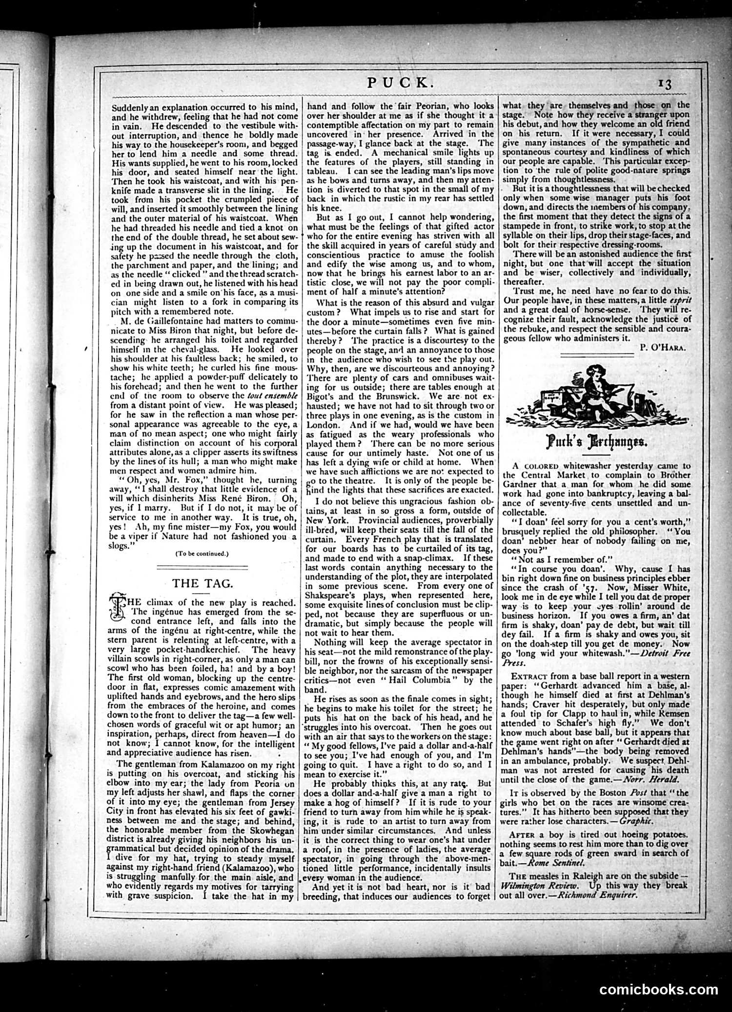 Puck — June 27, 1877 — page 13 of 16