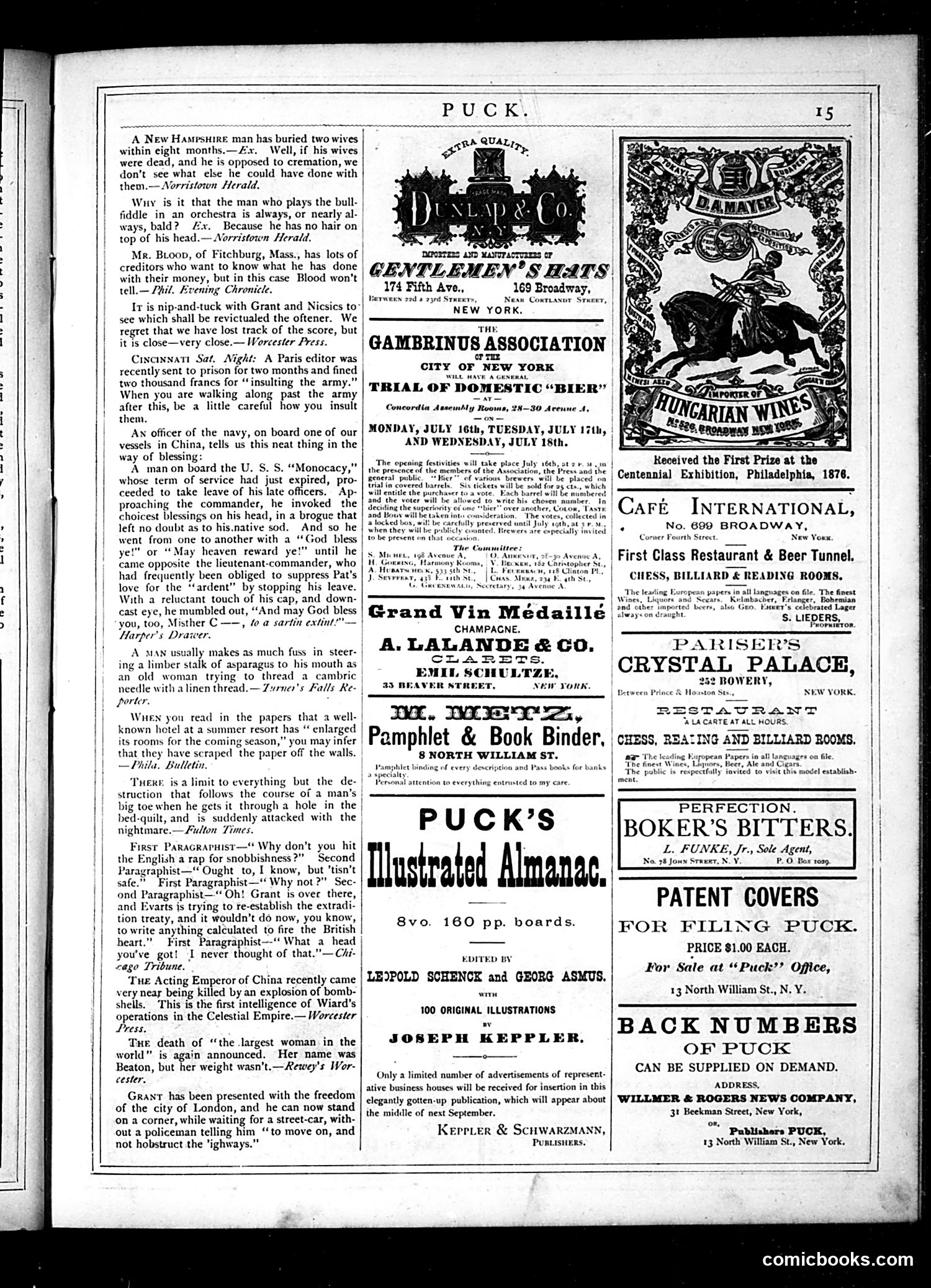 Puck — July 4, 1877 — page 15 of 16