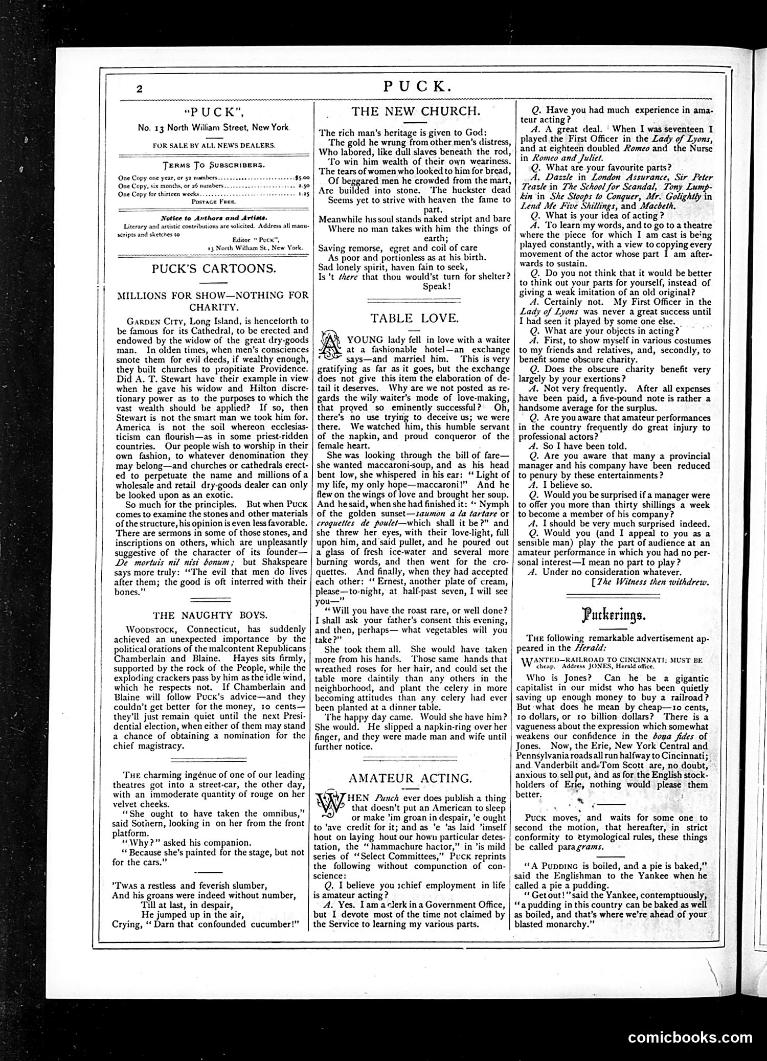 Puck — July 11, 1877 — page 6 of 20