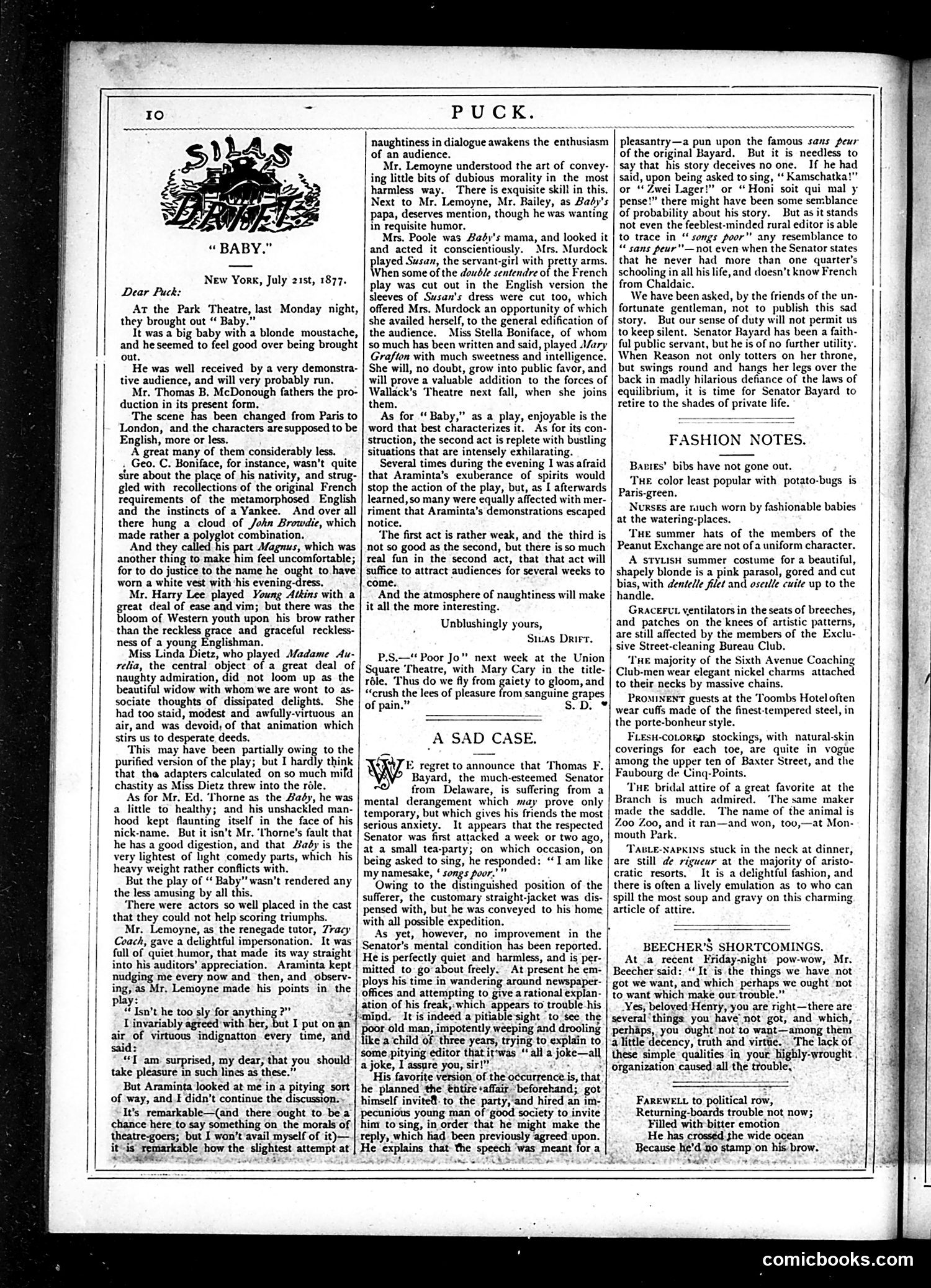 Puck — July 25, 1877 — page 10 of 16