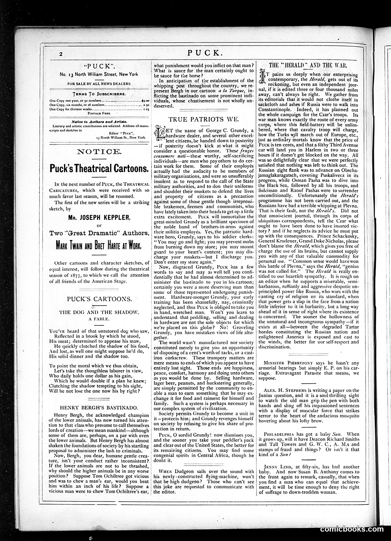 Puck — August 8, 1877 — page 2 of 16