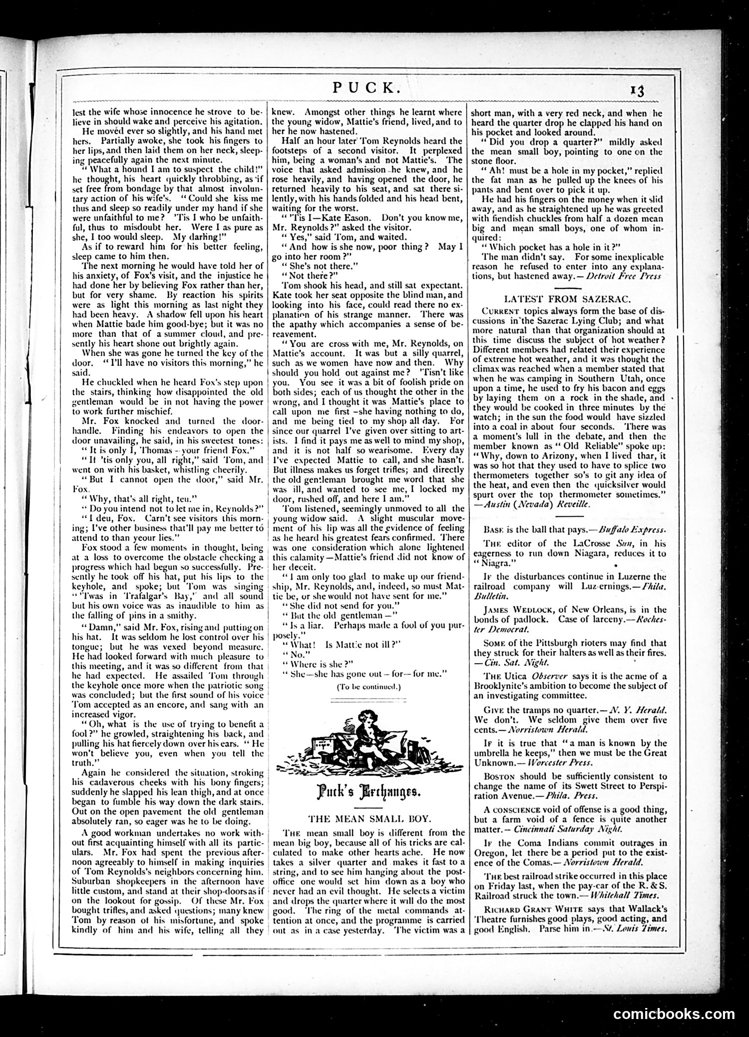 Puck — August 15, 1877 — page 13 of 16