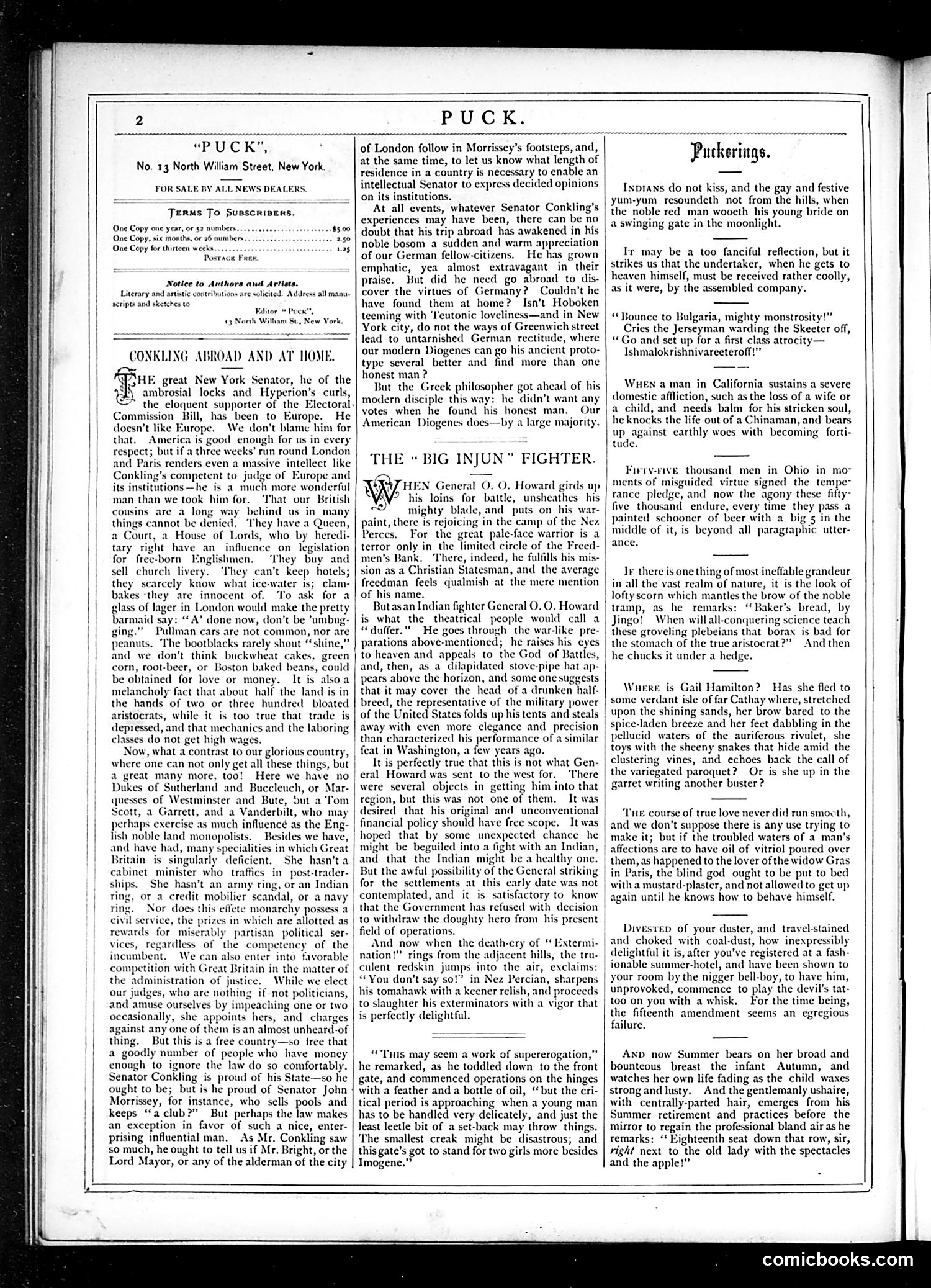 Puck — August 22, 1877 — page 2 of 16