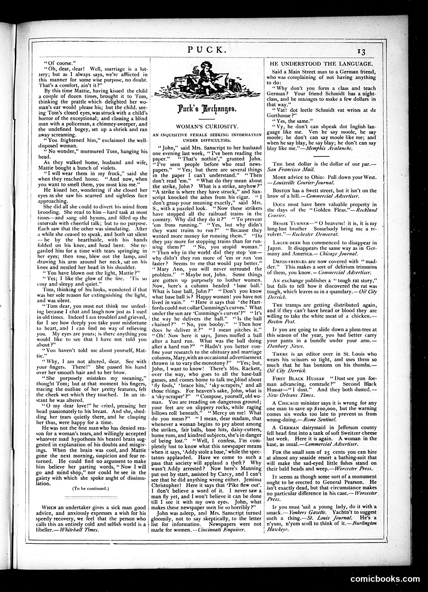 Puck — August 22, 1877 — page 13 of 16