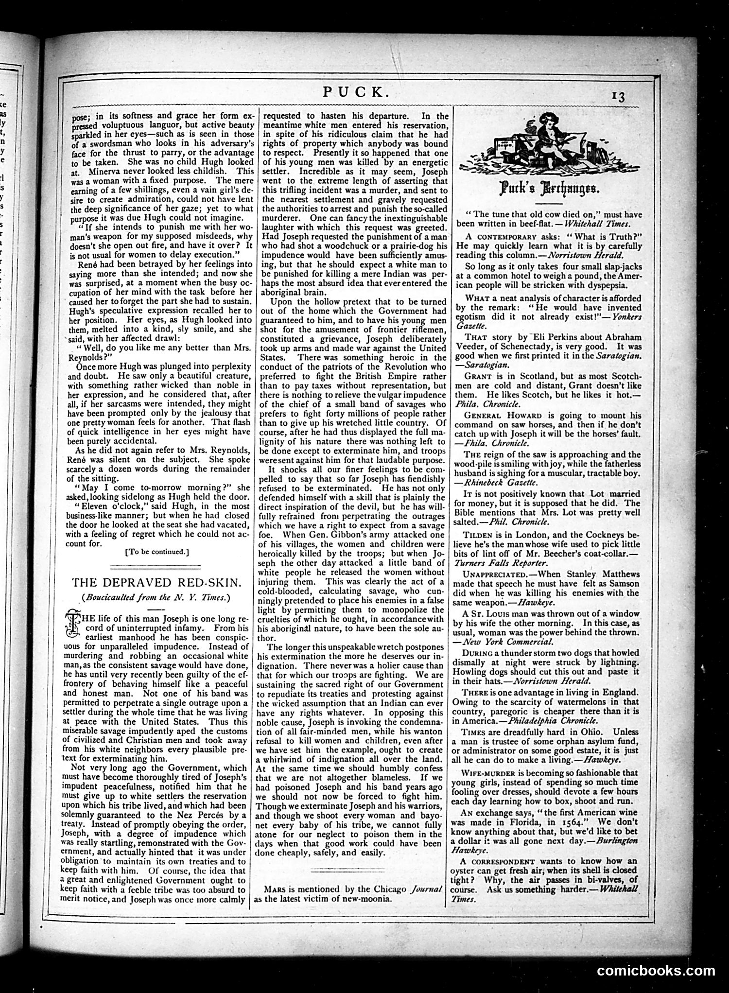 Puck — September 12, 1877 — page 13 of 16