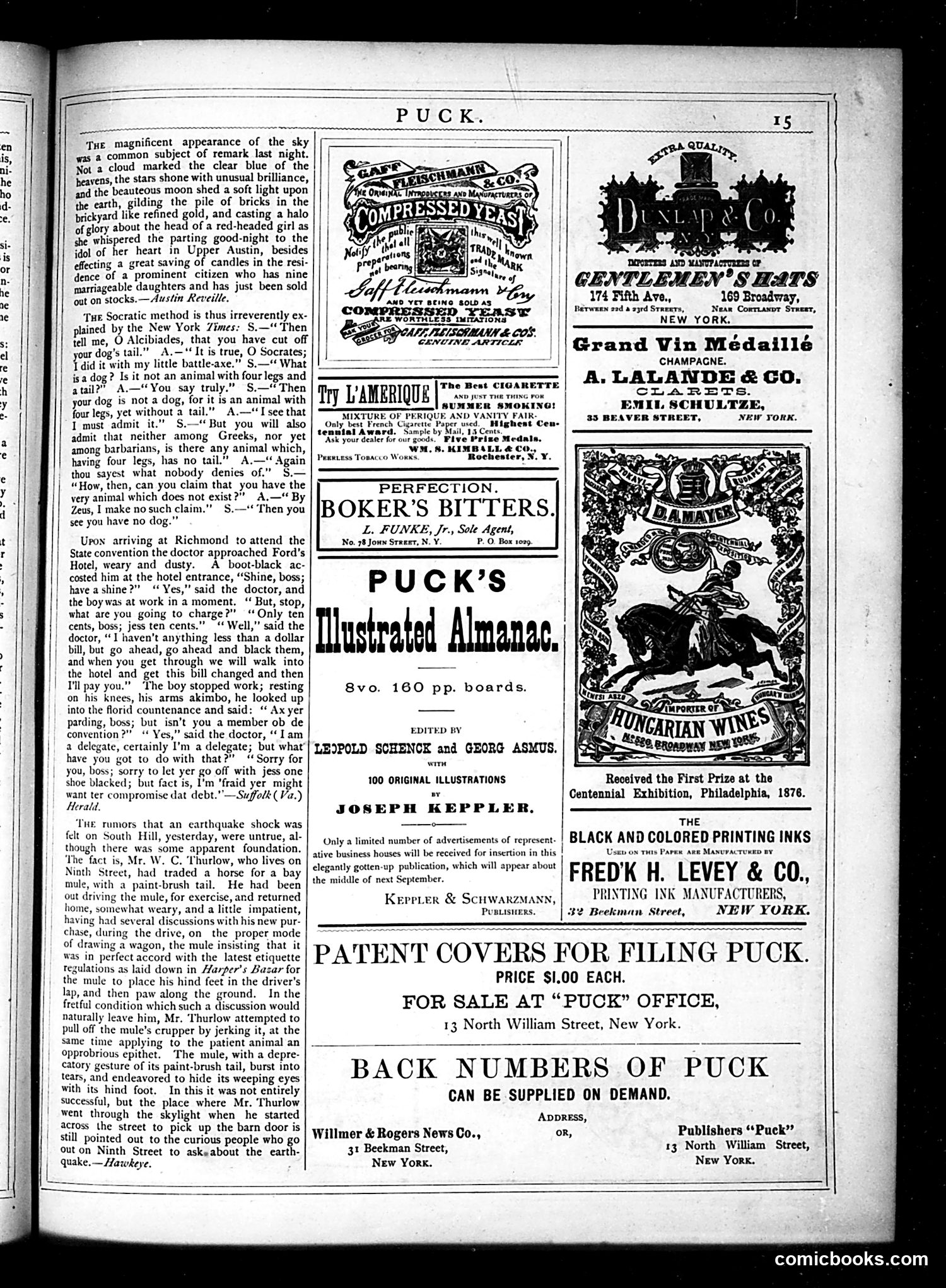 Puck — September 12, 1877 — page 15 of 16