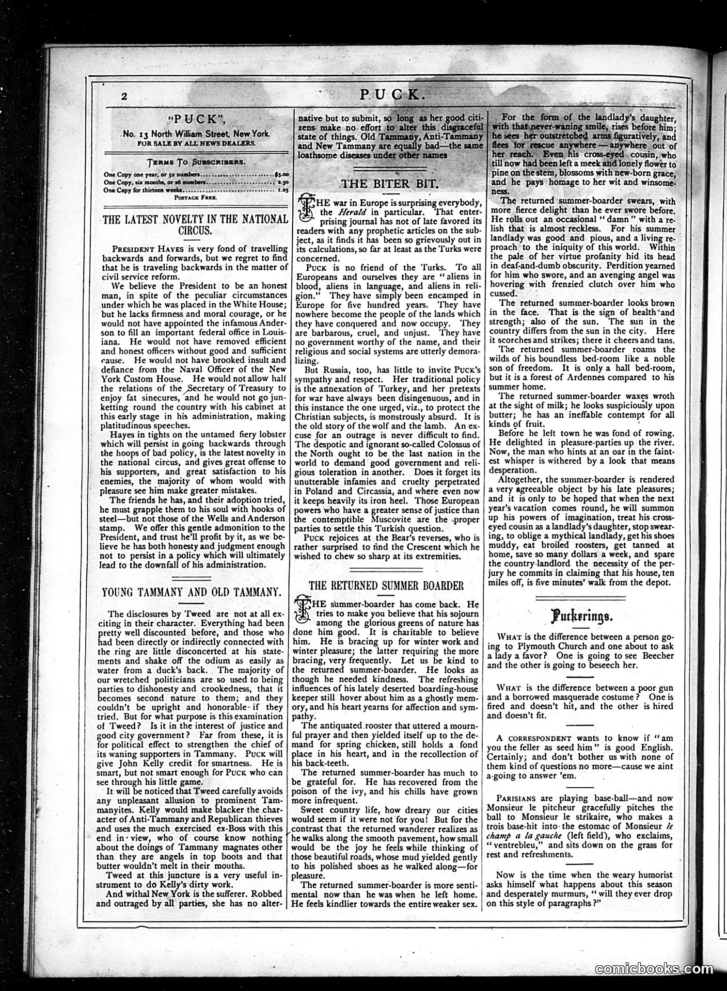 Puck — September 26, 1877 — page 2 of 16