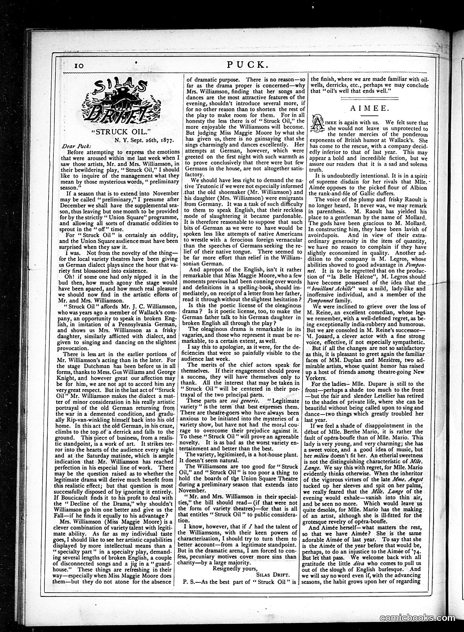 Puck — September 26, 1877 — page 10 of 16