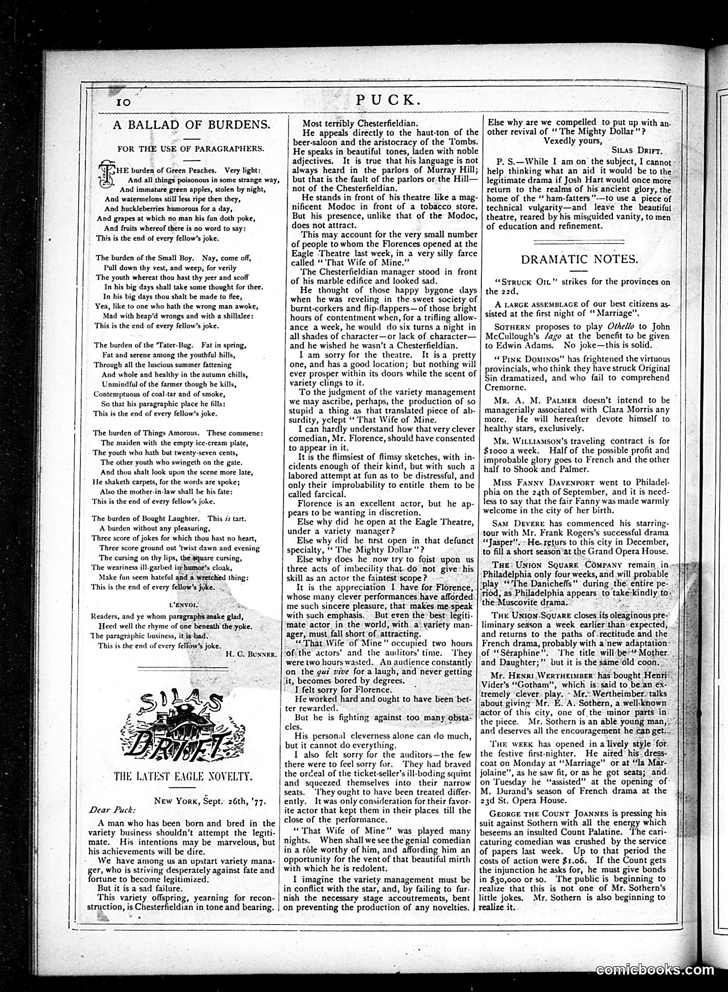Puck — October 3, 1877 — page 10 of 16