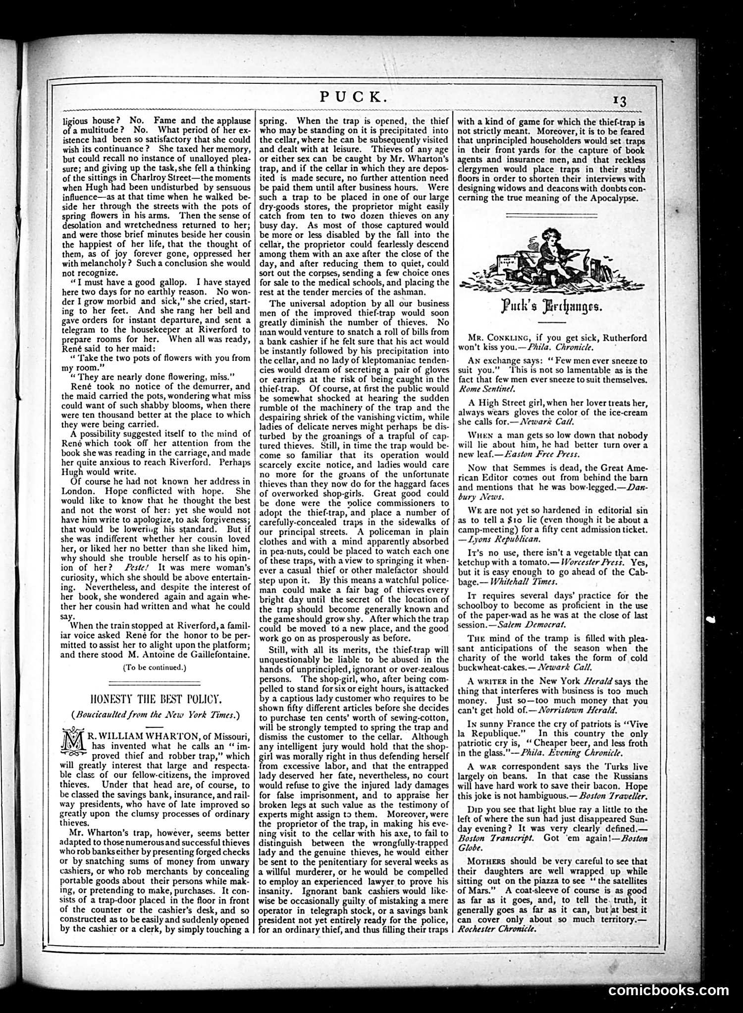 Puck — October 10, 1877 — page 13 of 16