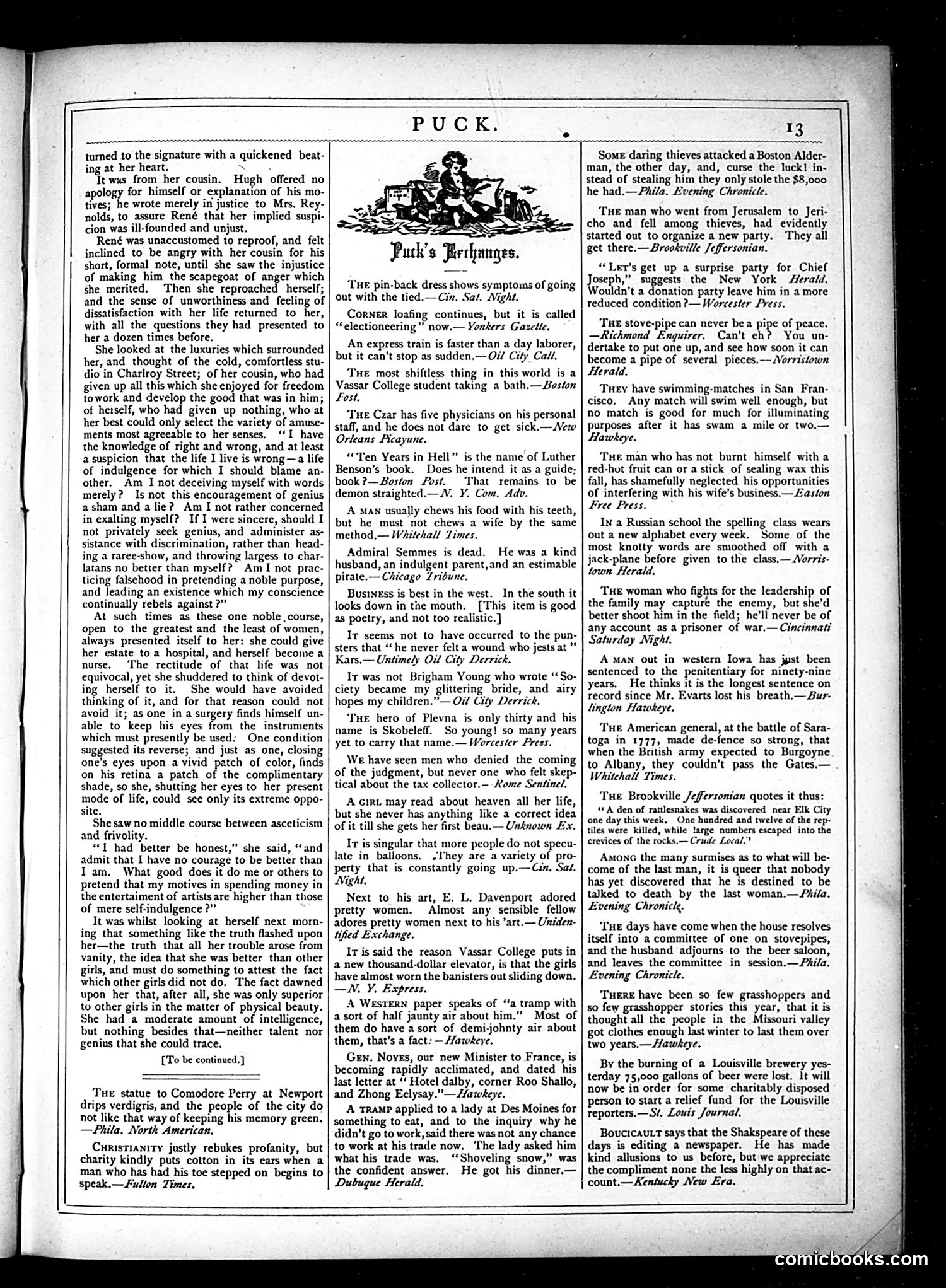Puck — October 17, 1877 — page 13 of 16