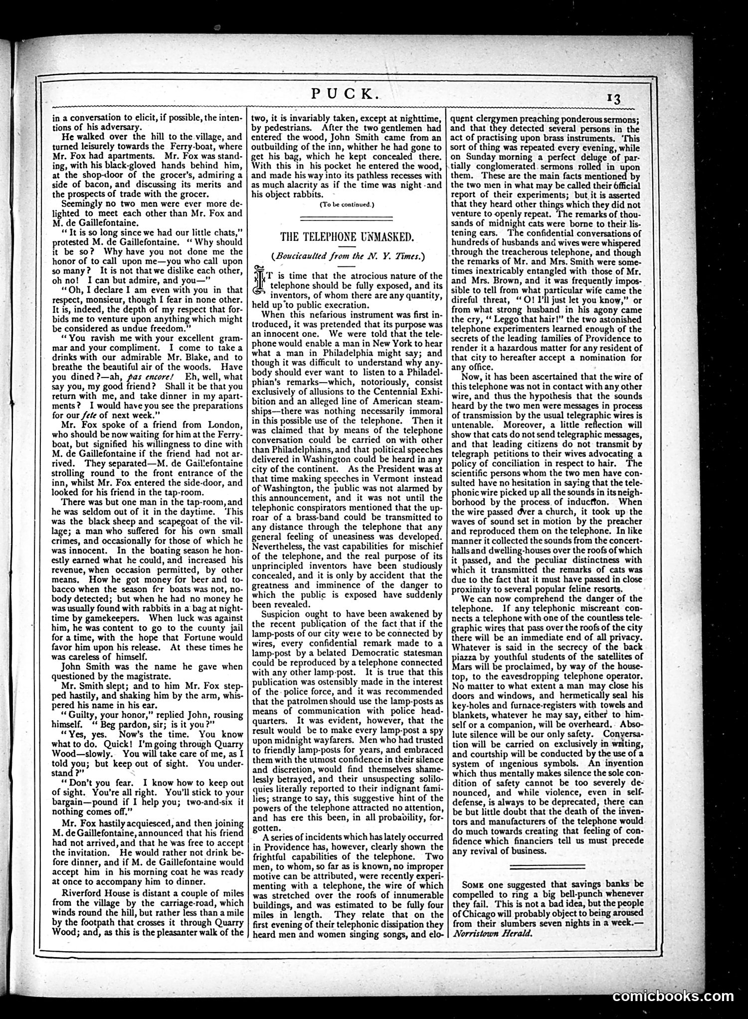 Puck — October 24, 1877 — page 13 of 16