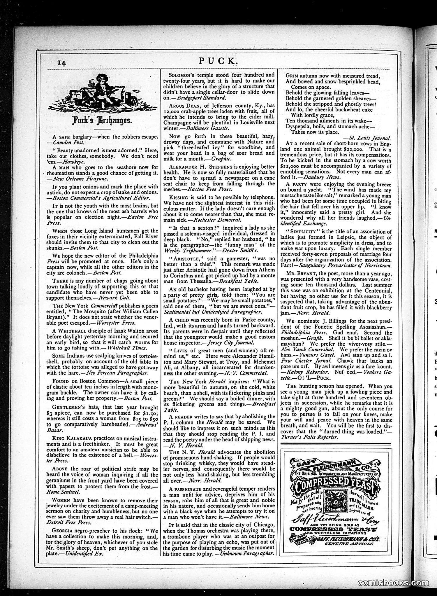 Puck — October 24, 1877 — page 14 of 16