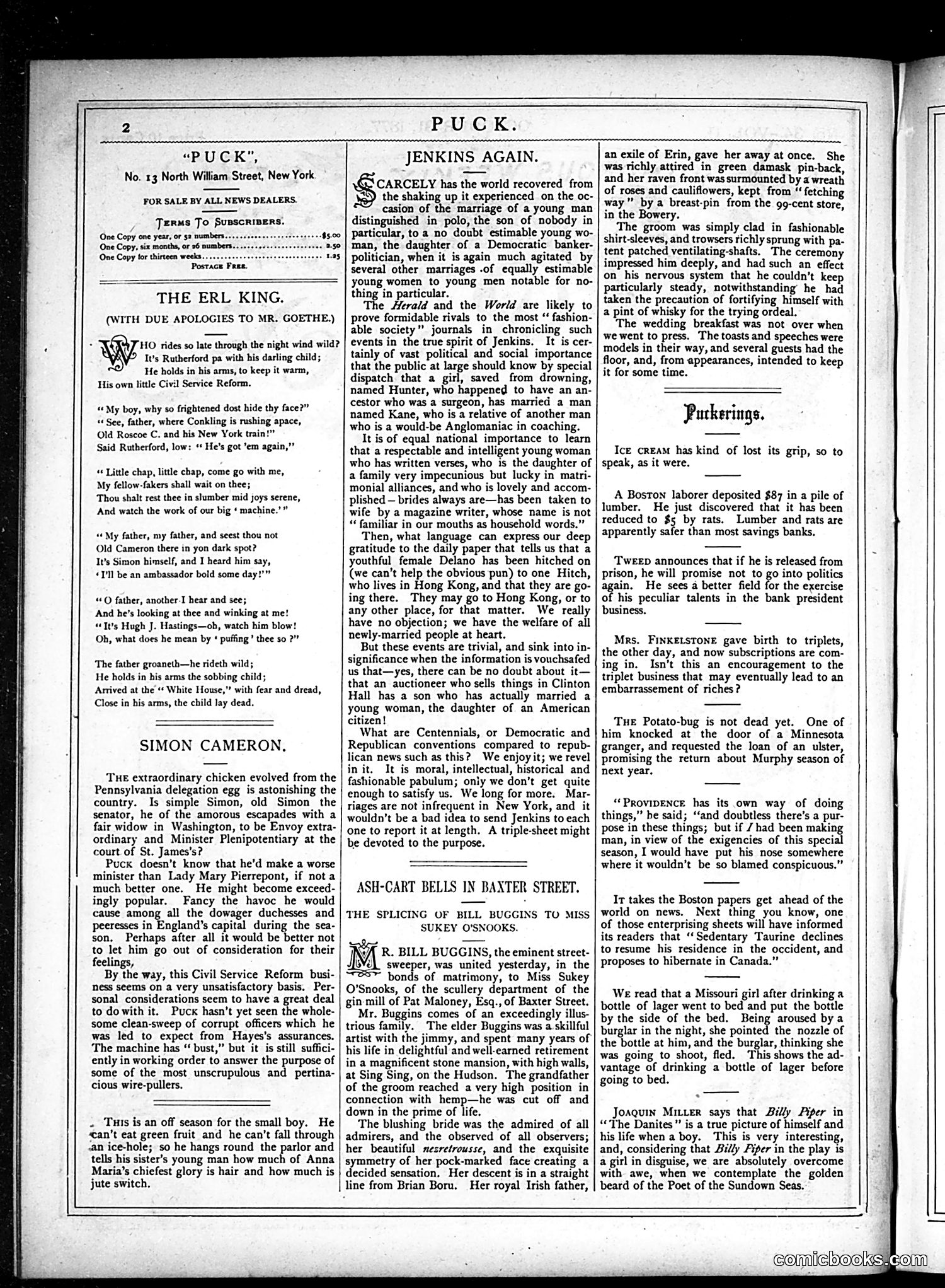 Puck — October 31, 1877 — page 2 of 16