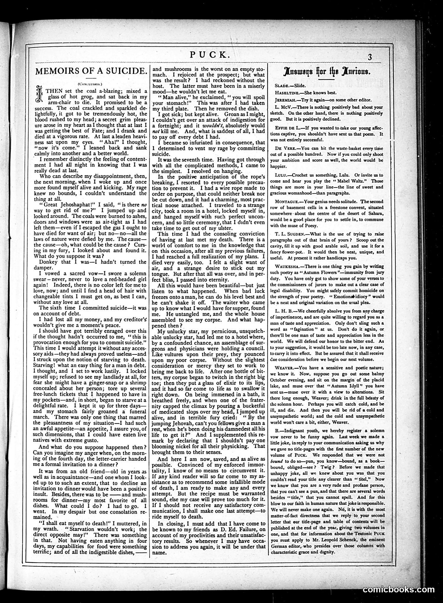 Puck — October 31, 1877 — page 3 of 16