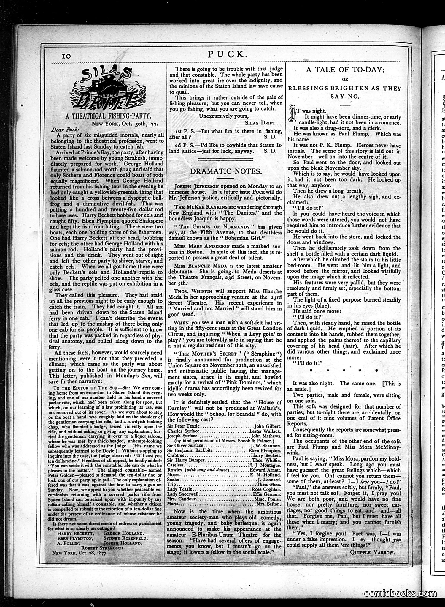 Puck — October 31, 1877 — page 10 of 16