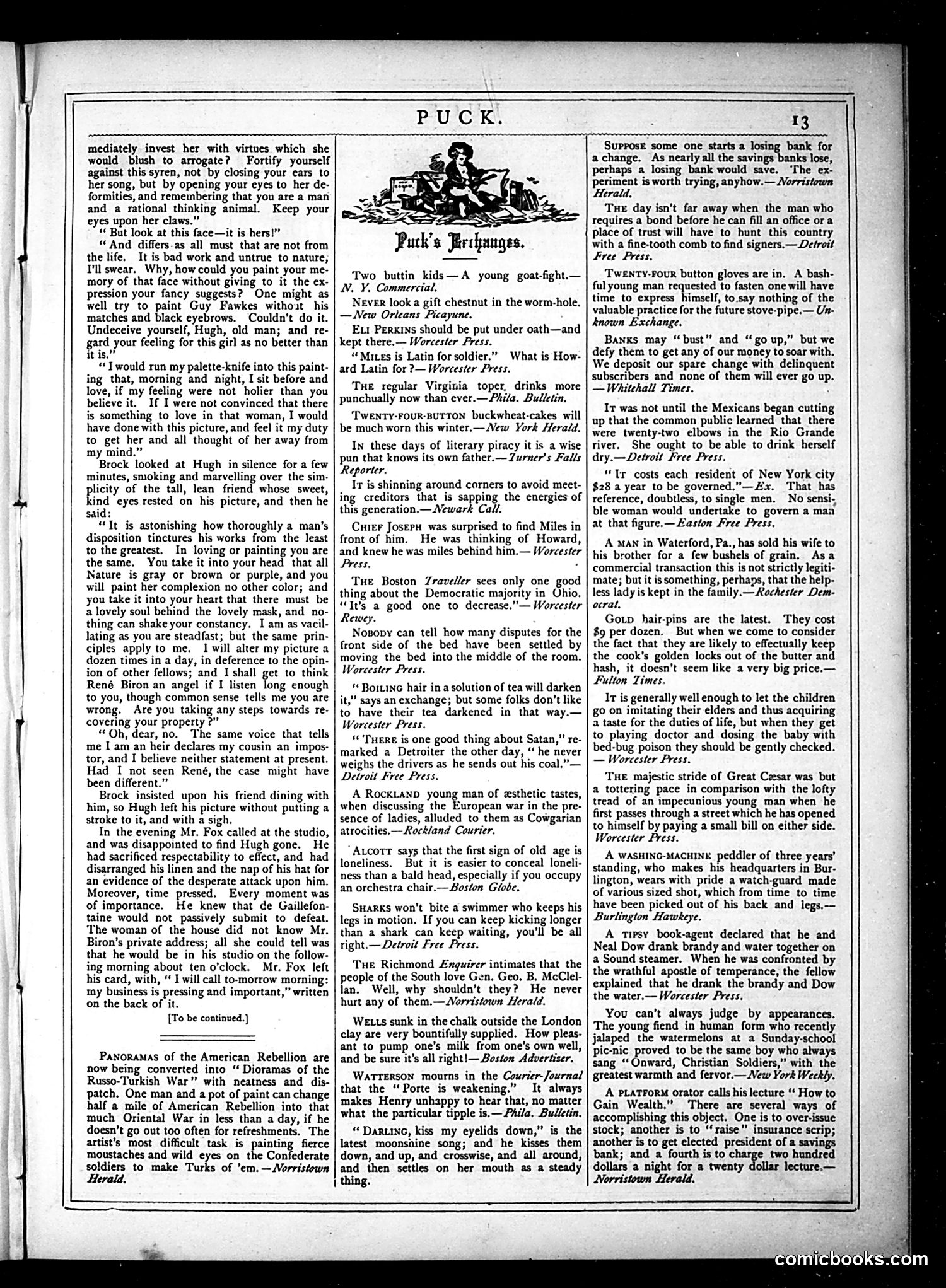Puck — November 7, 1877 — page 13 of 16