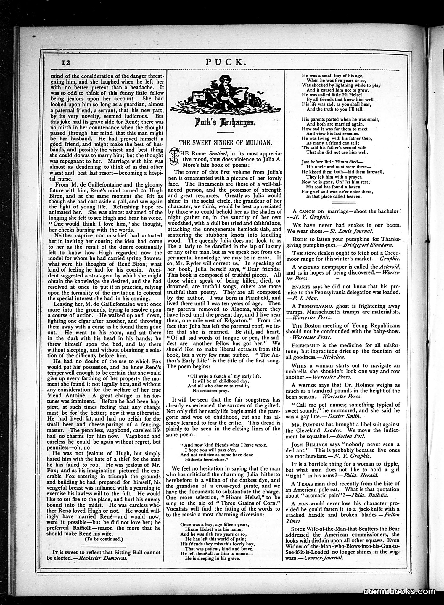Puck — November 14, 1877 — page 12 of 16