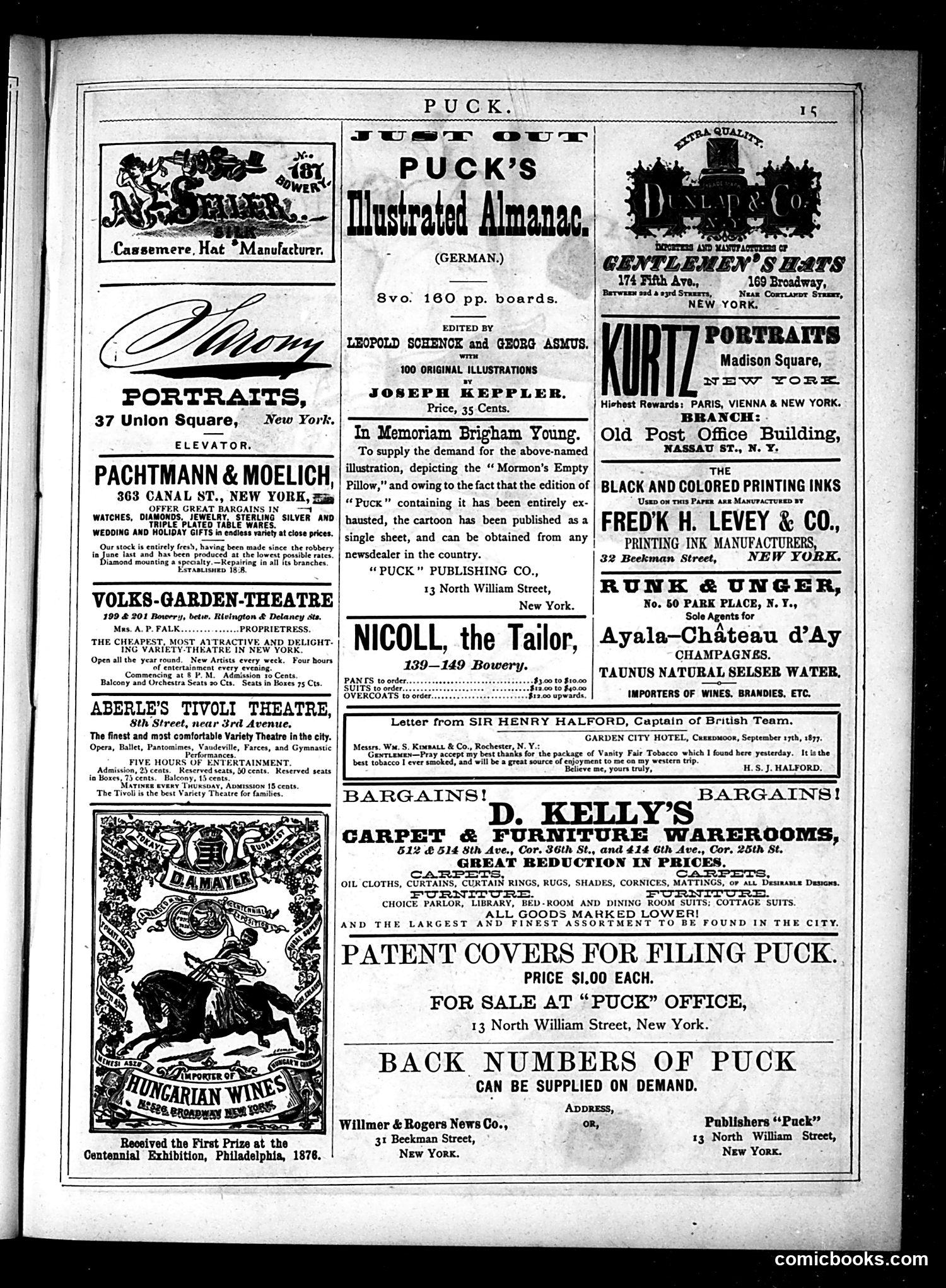 Puck — November 14, 1877 — page 15 of 16