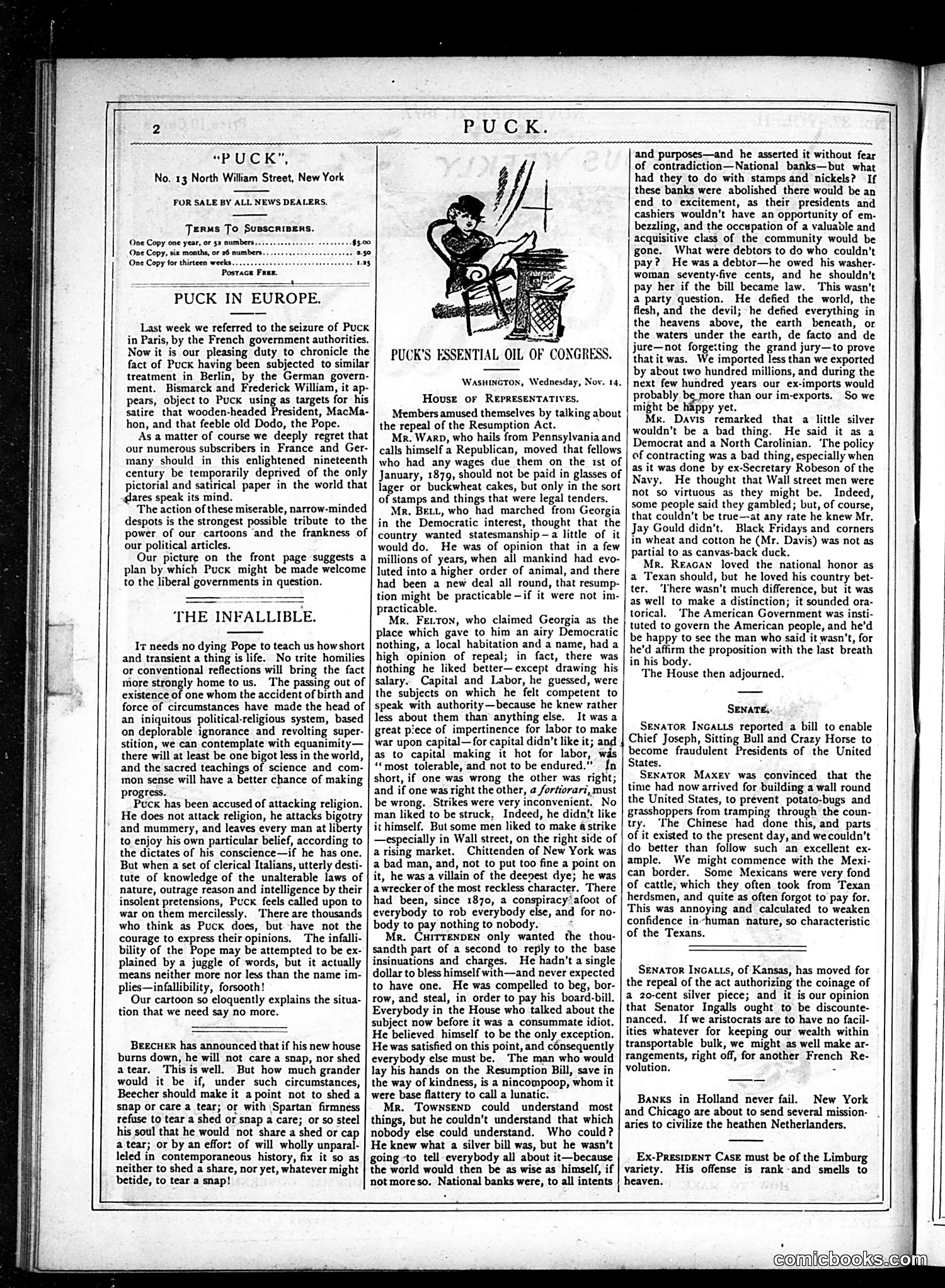 Puck — November 21, 1877 — page 2 of 16