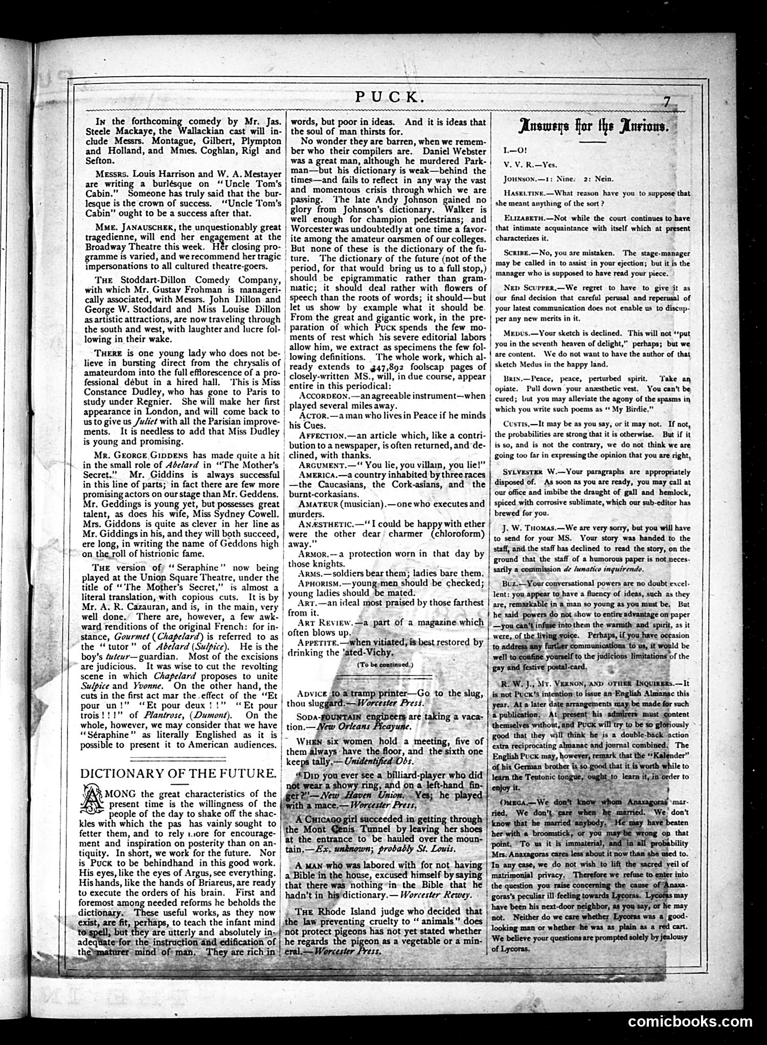 Puck — November 21, 1877 — page 7 of 16