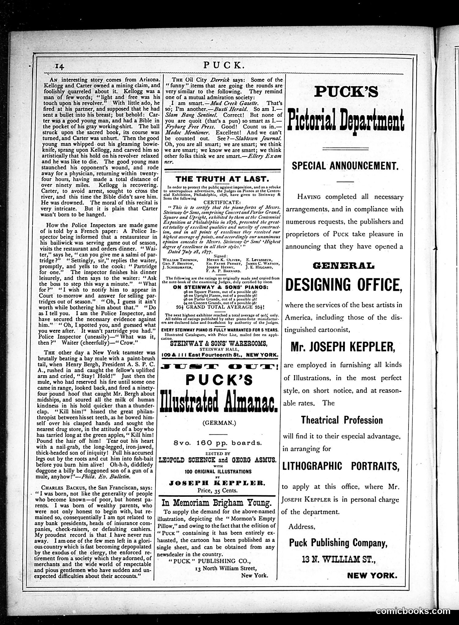 Puck — November 21, 1877 — page 14 of 16