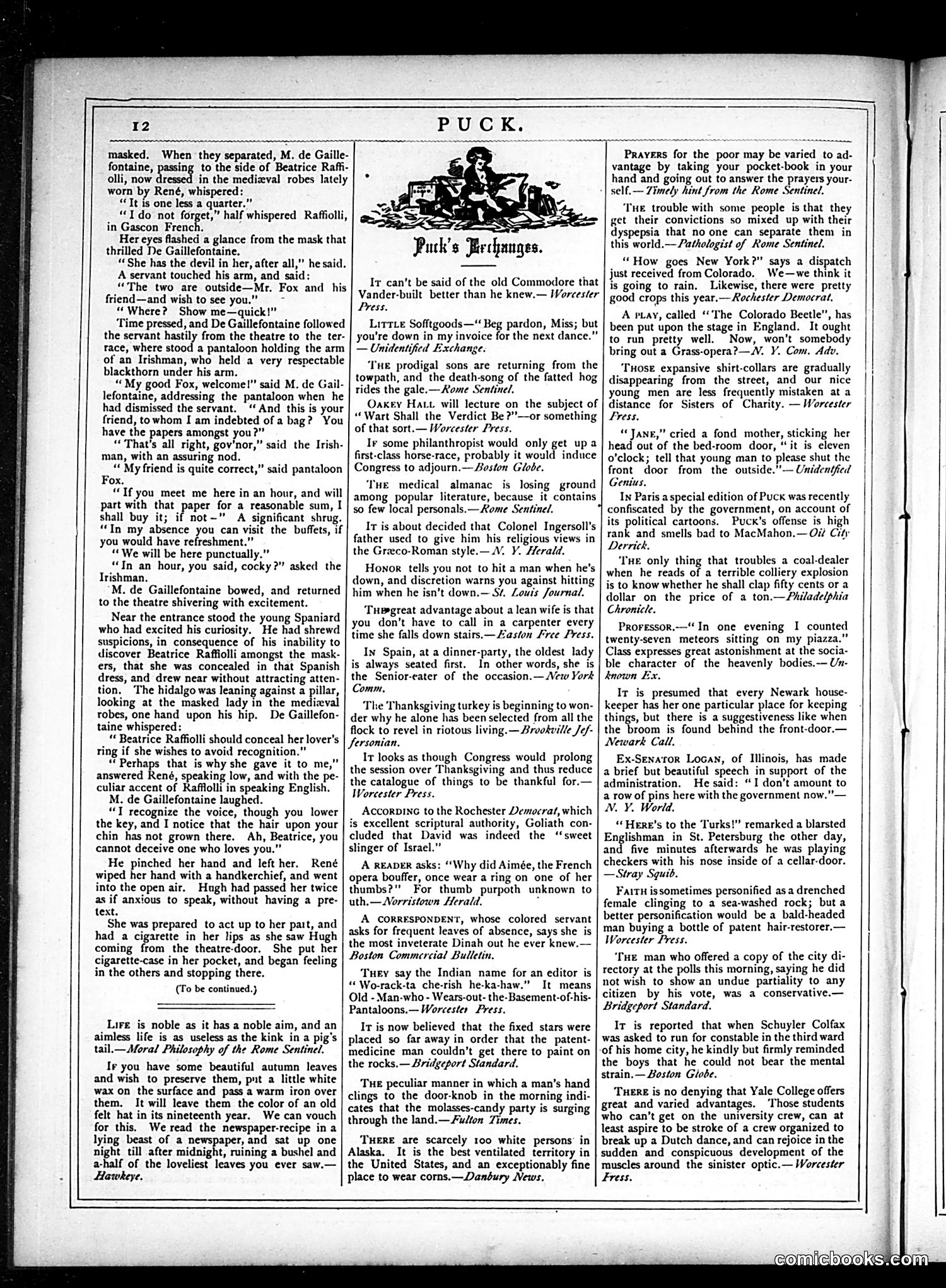 Puck — November 28, 1877 — page 12 of 16