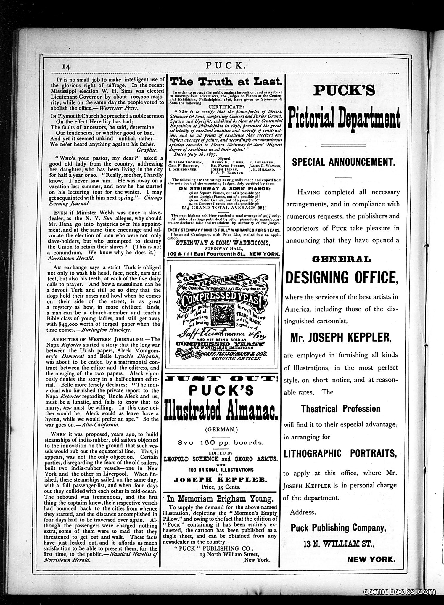 Puck — November 28, 1877 — page 14 of 16
