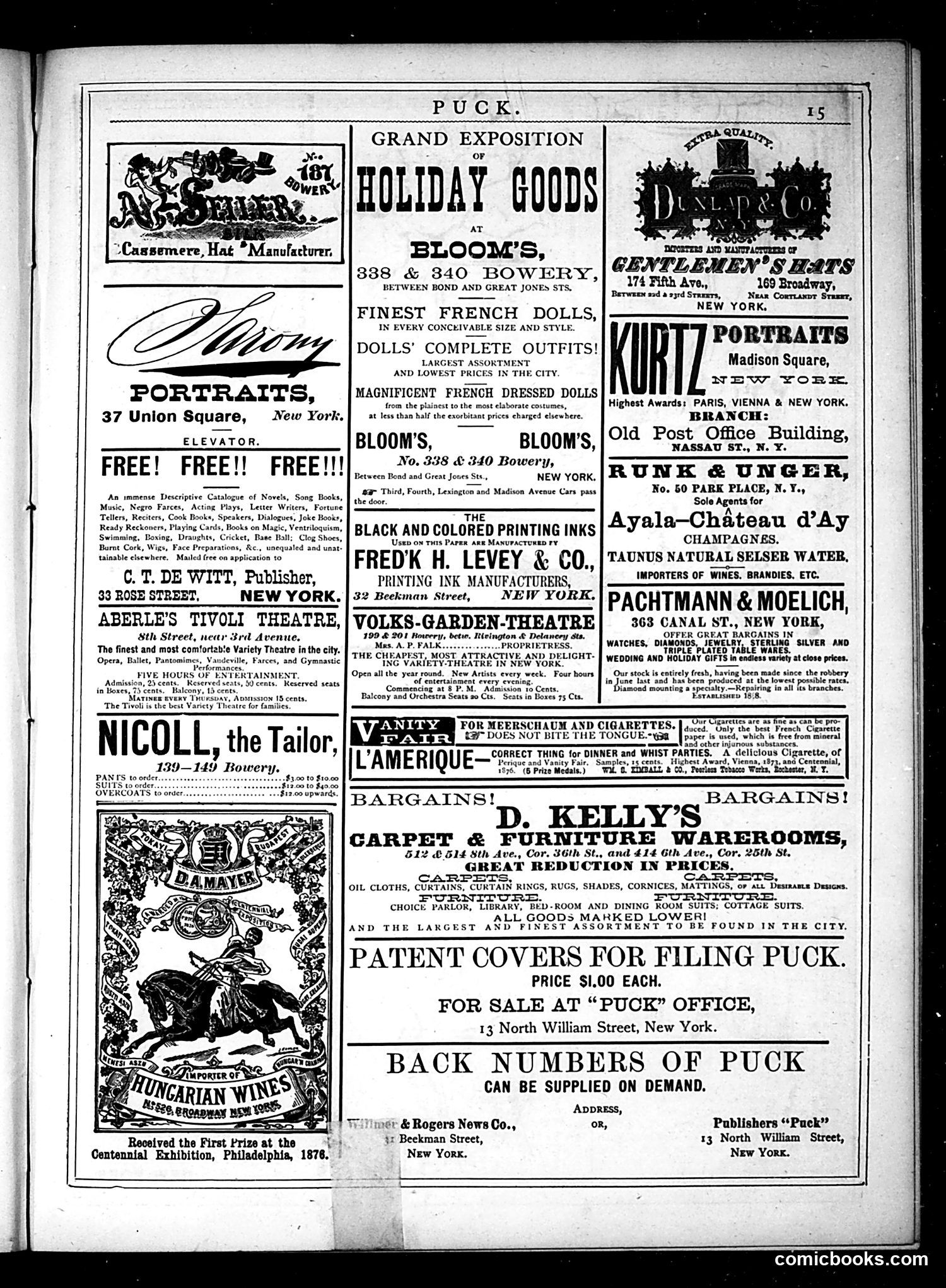 Puck — November 28, 1877 — page 15 of 16