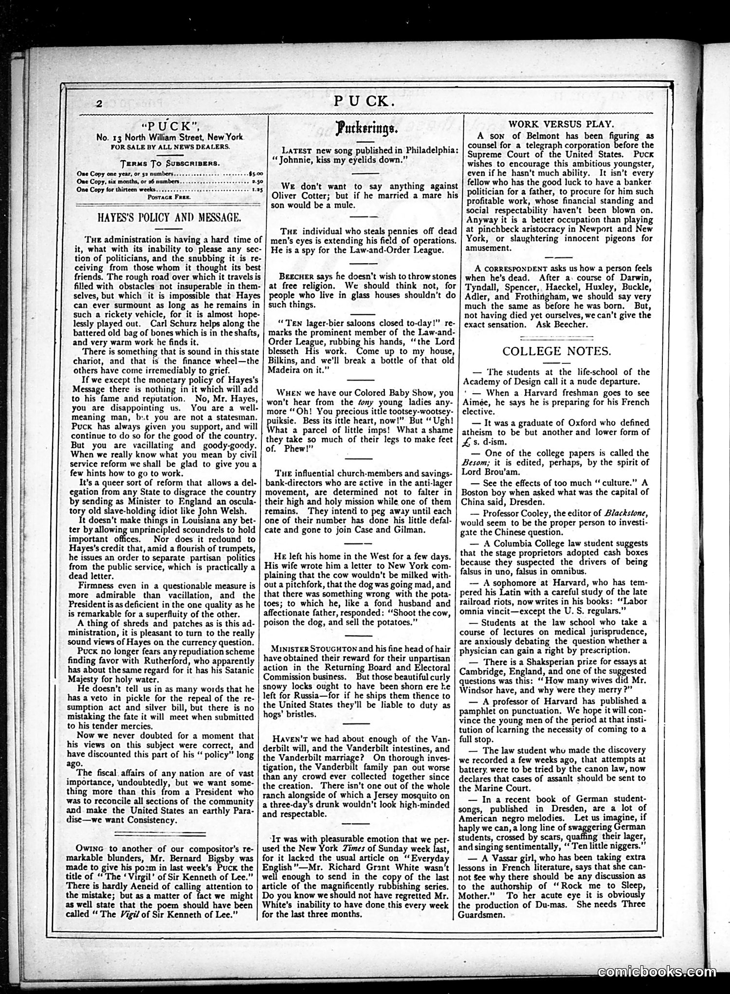 Puck — December 12, 1877 — page 2 of 16