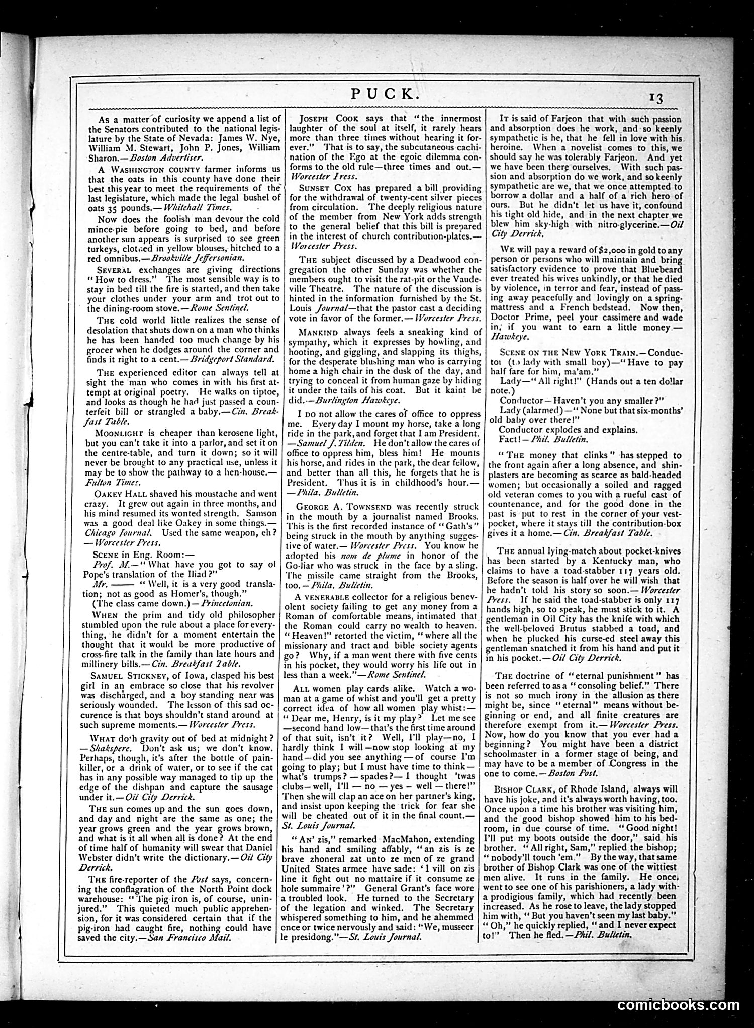 Puck — December 12, 1877 — page 13 of 16