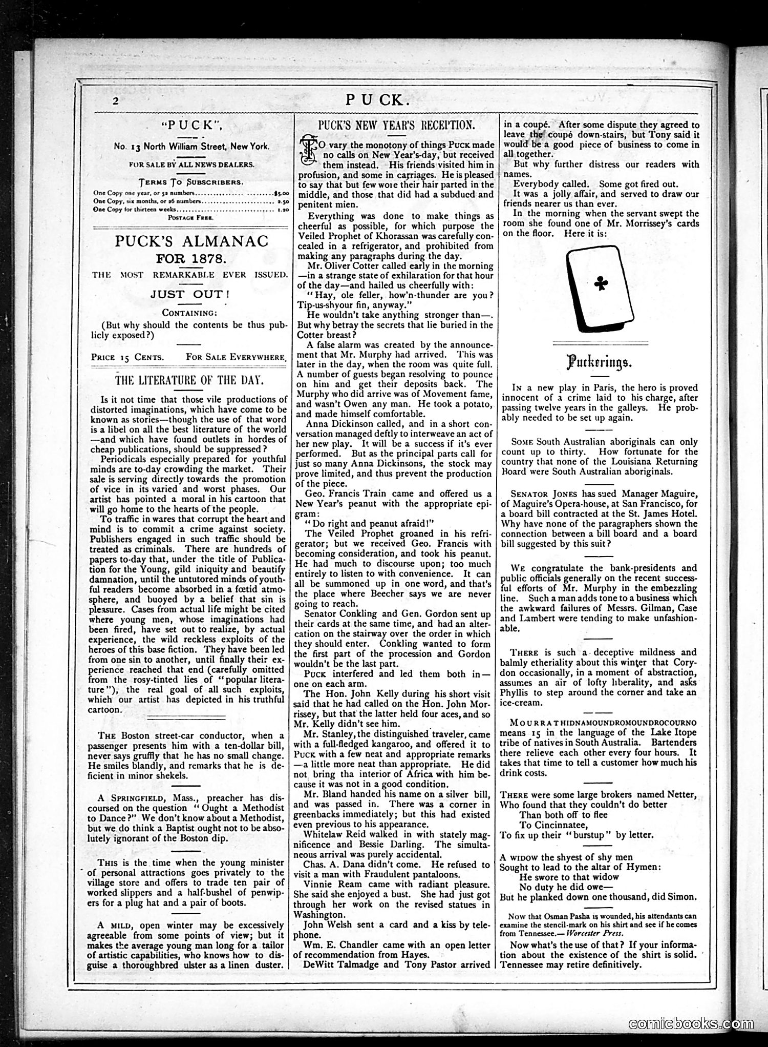 Puck — January 2, 1878 — page 2 of 16