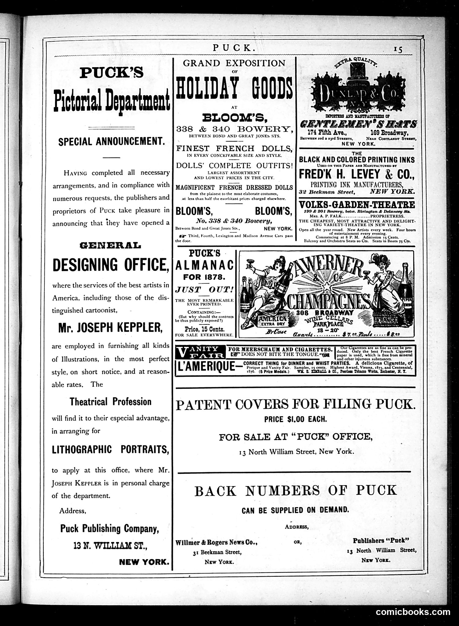 Puck — January 2, 1878 — page 15 of 16
